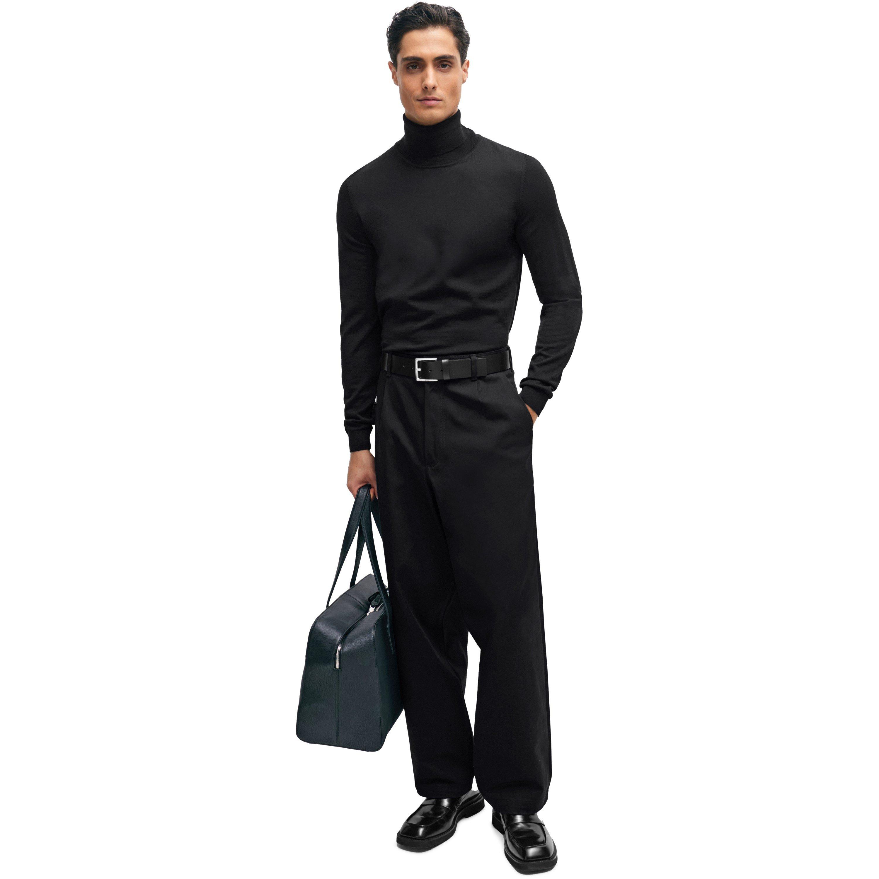 Black - Boss - Men's Kaiden Straight Leg Trouser - 5