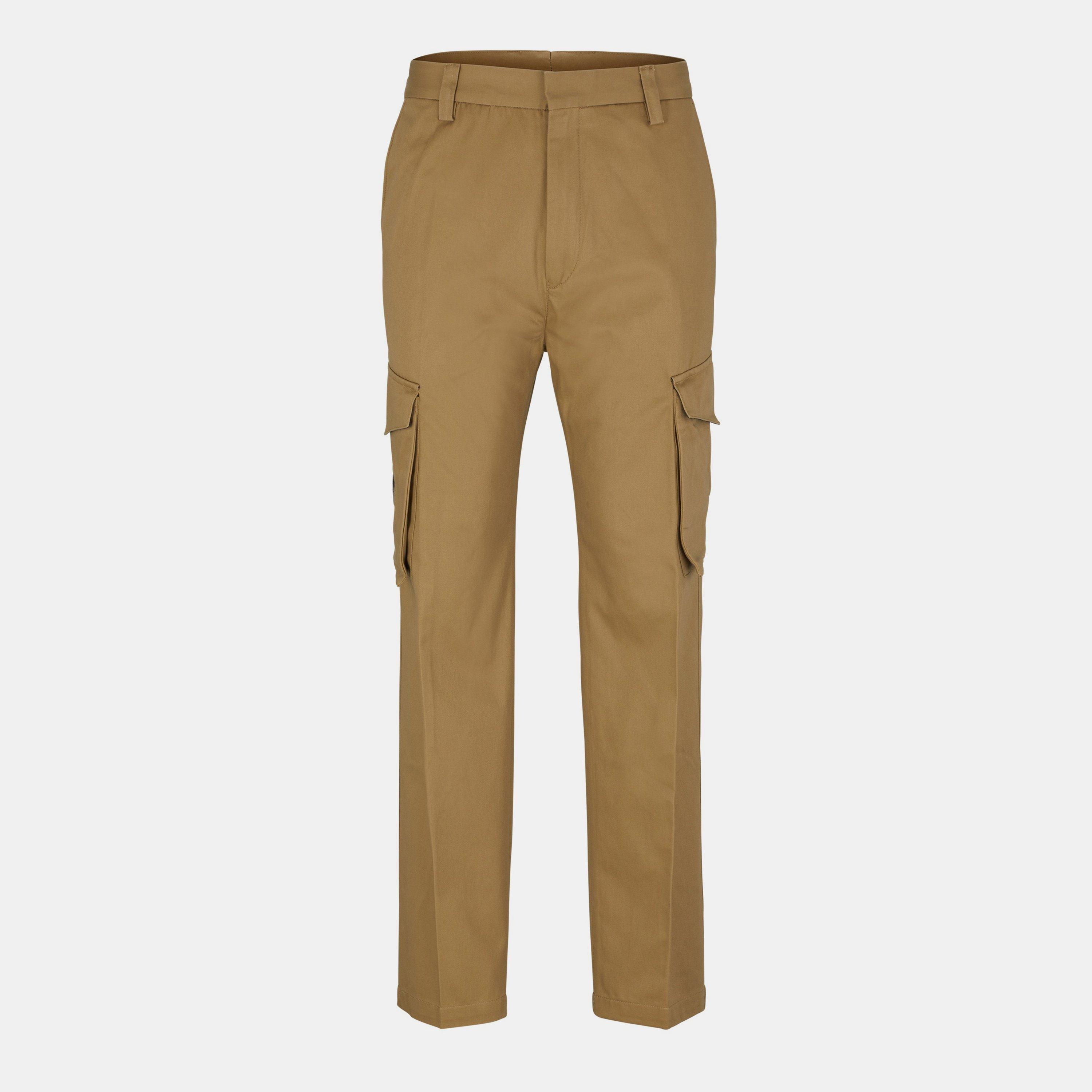 Hugo Men's Cargo Trousers - Open Brown - 28W R