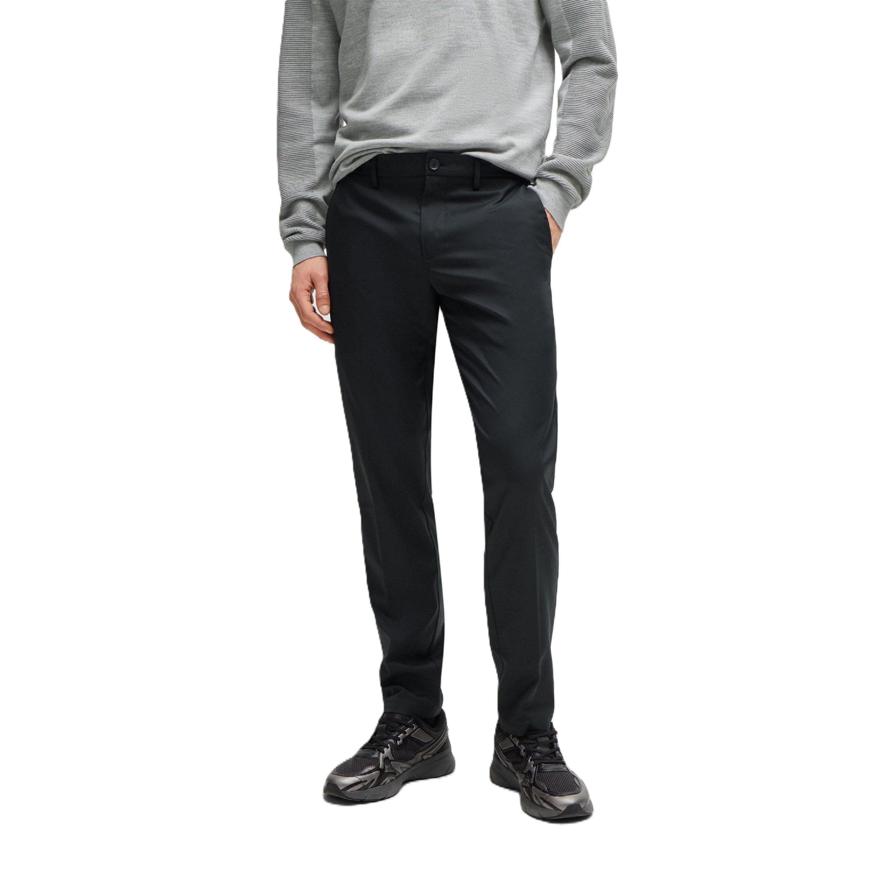 Black - Boss - Men's T Drax Straight Trousers - 1