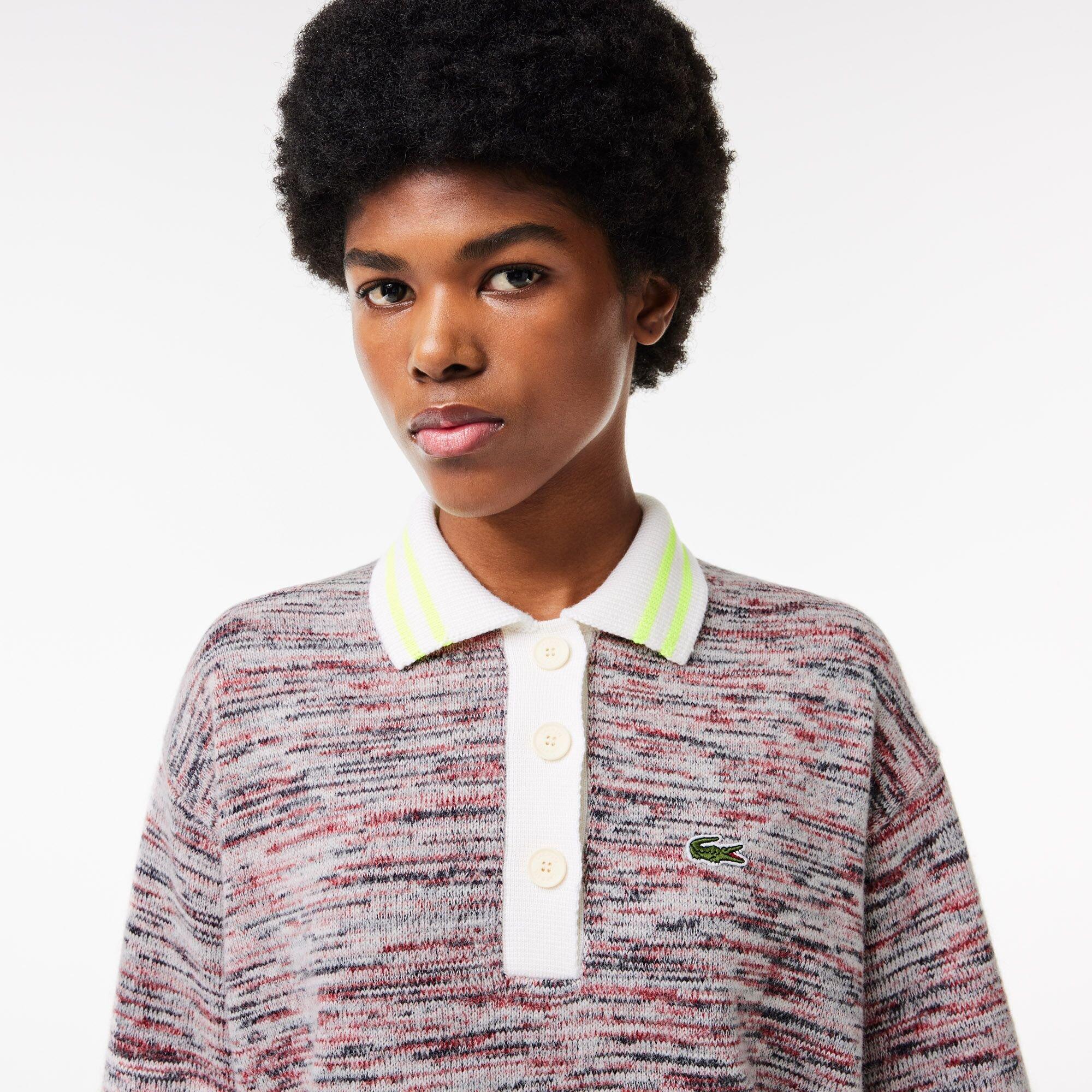 Lapland/Navy - Lacoste - Women's Long-Sleeve Polo Shirt - 2