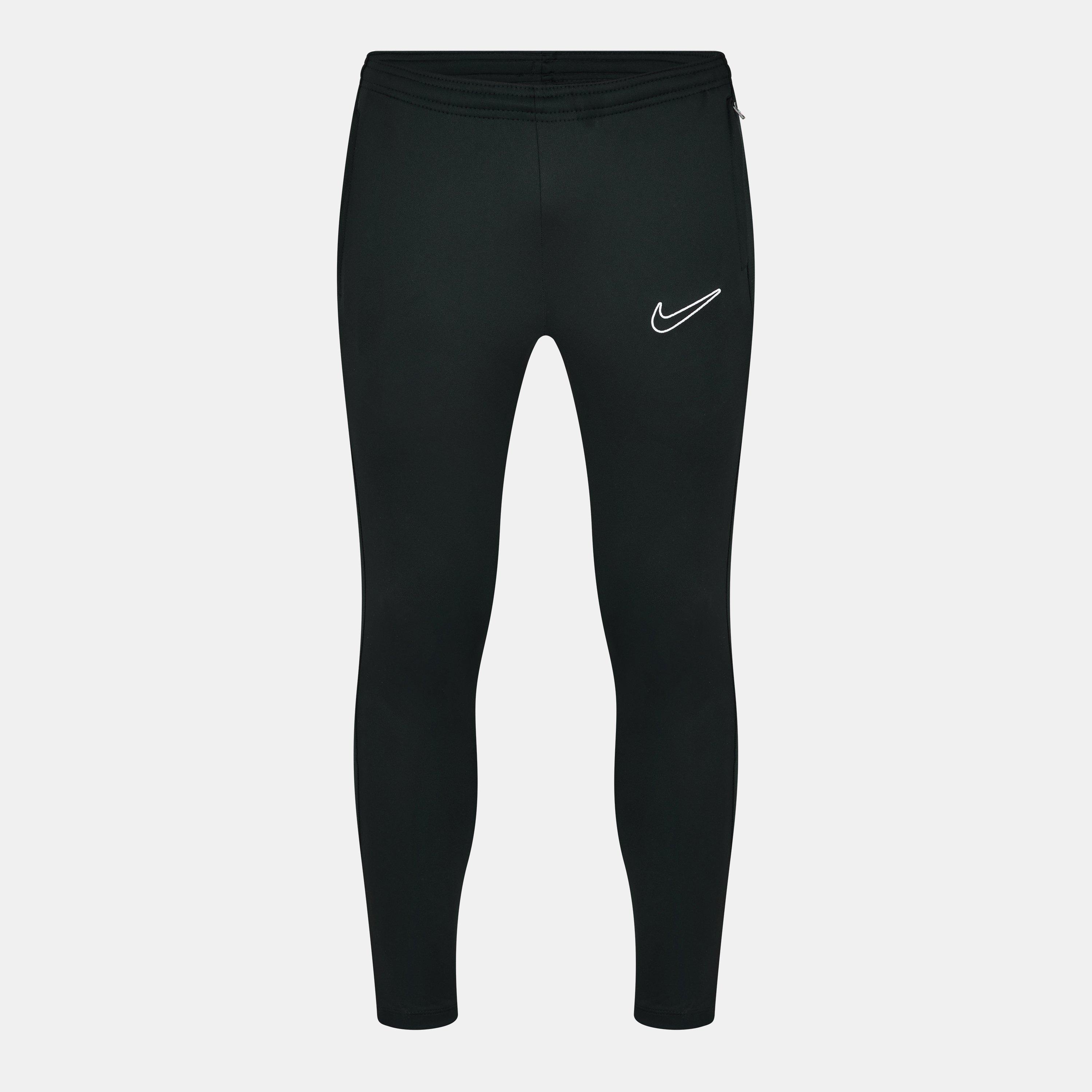 Black/White - Nike - Academy Zippered Tracksuit Bottoms Mens - 1