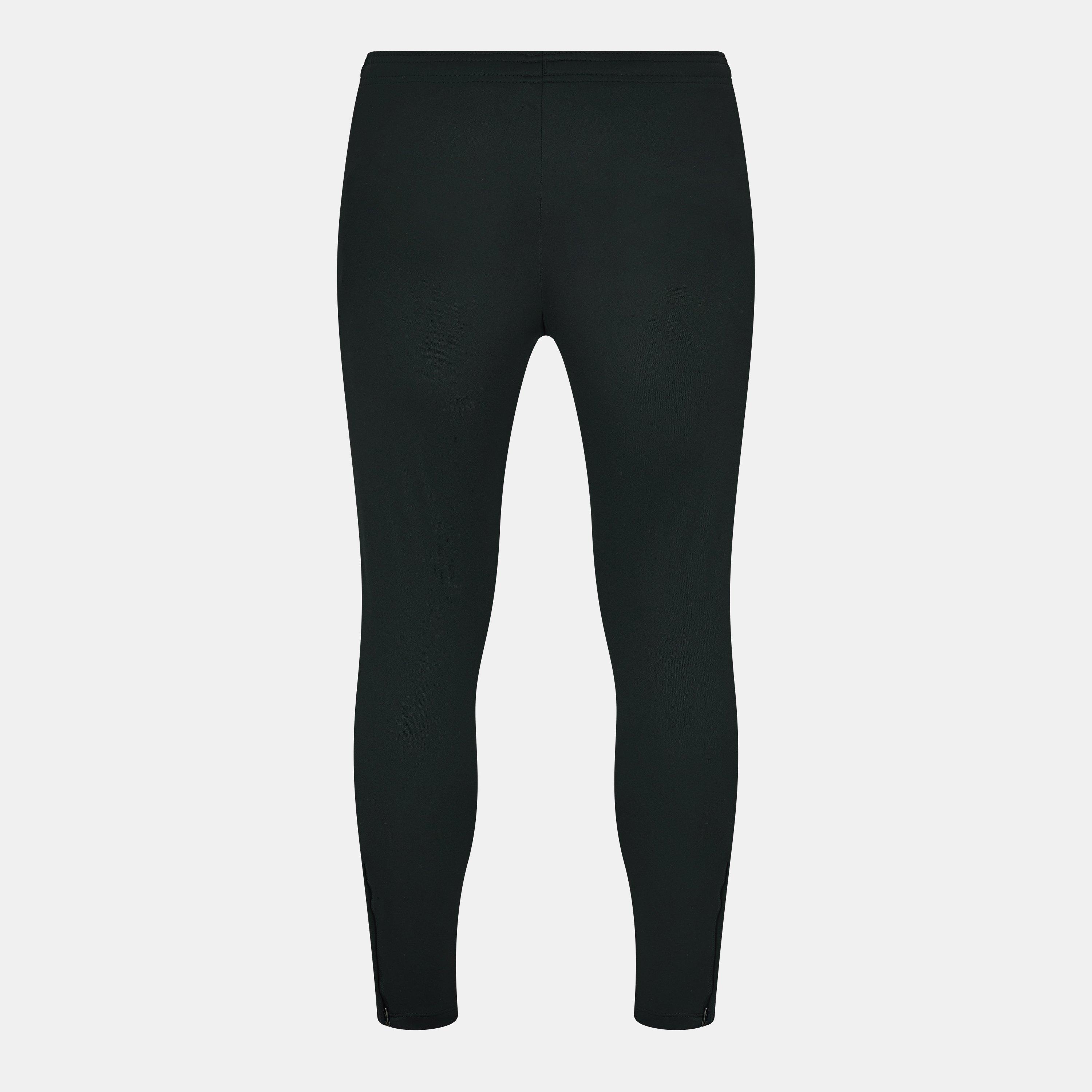 Black/White - Nike - Academy Zippered Tracksuit Bottoms Mens - 2