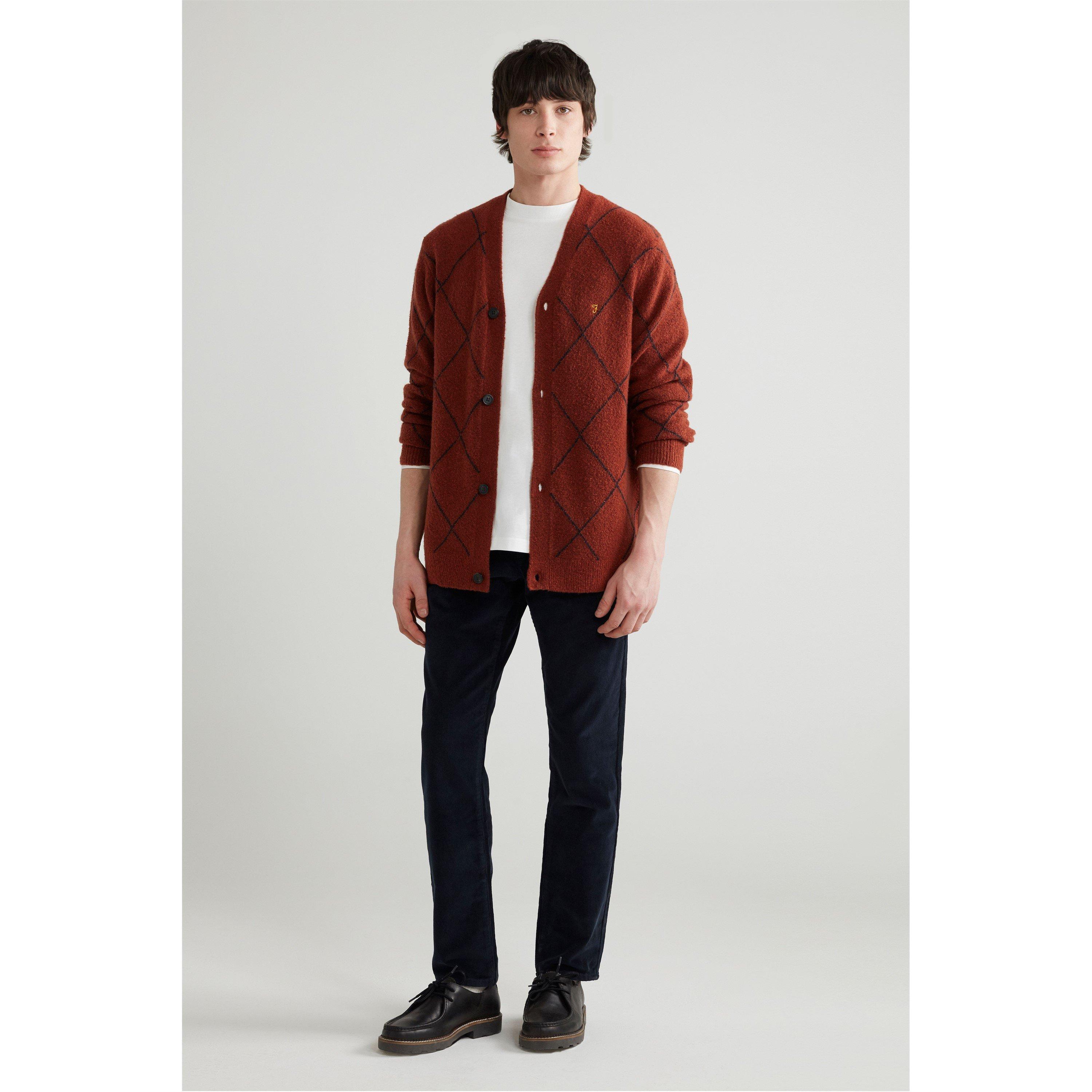 True Navy - Farah - Men's Elm Corduroy Trousers - 2