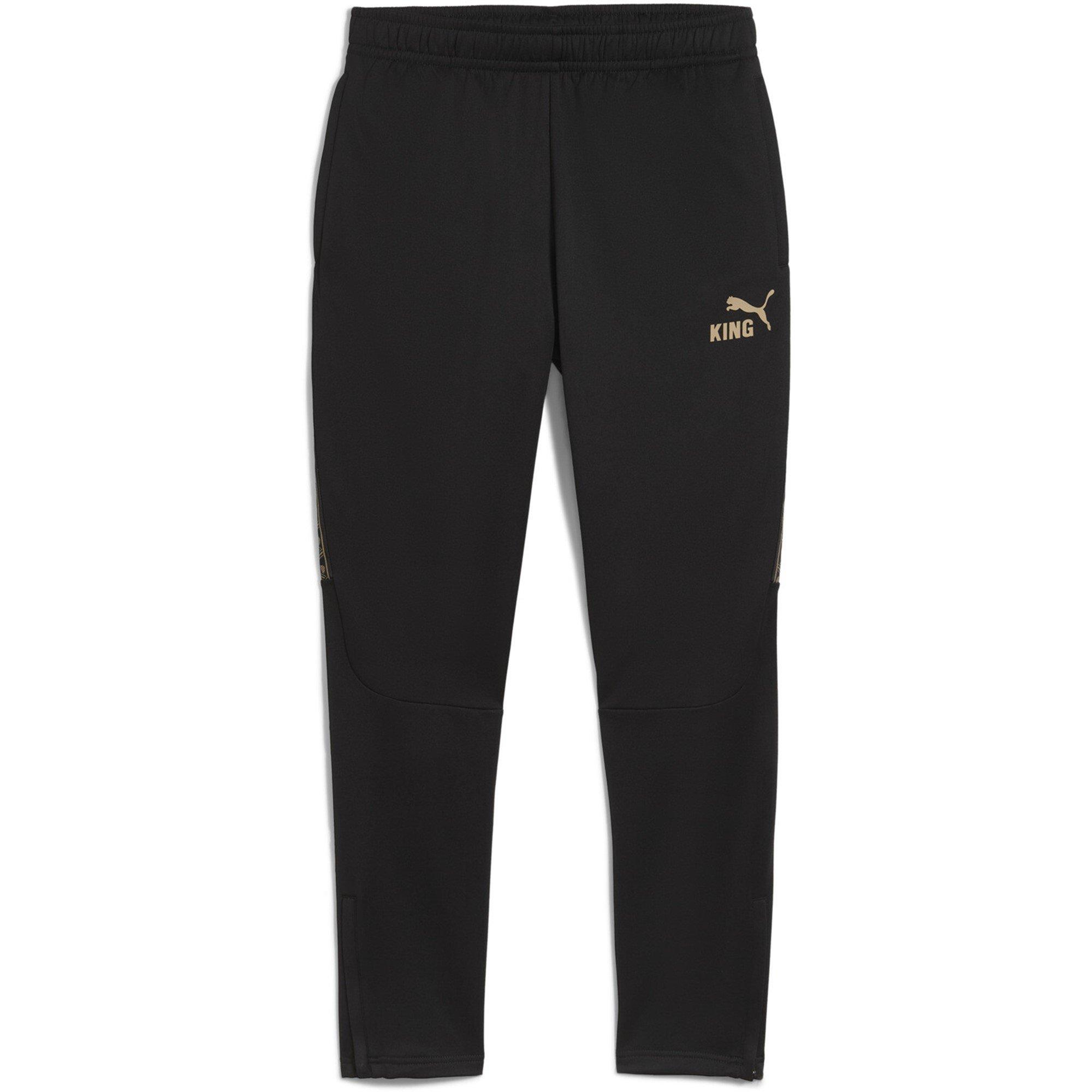 Black/Gold - Puma - Men's Performance Tracksuit Bottoms - 1