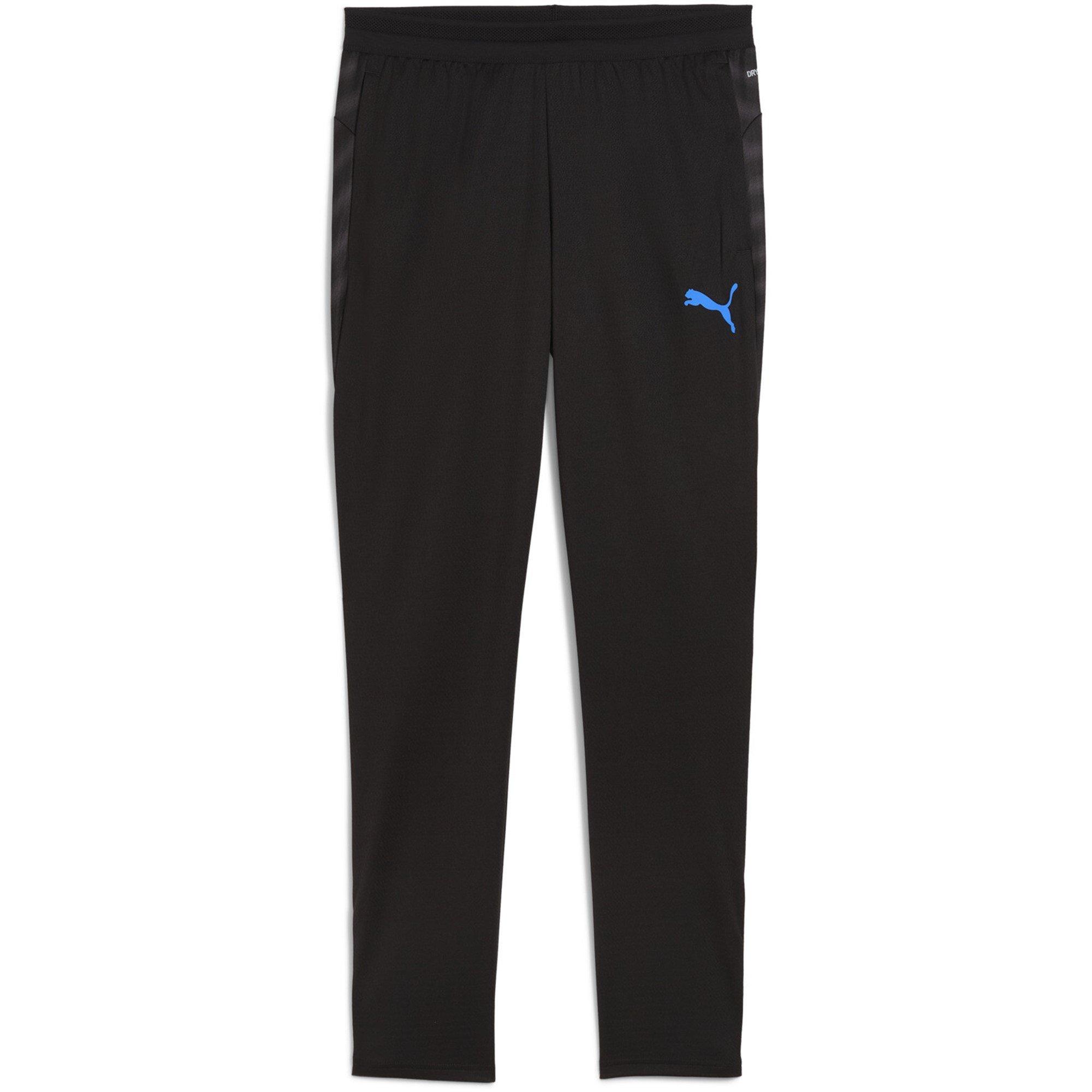 Puma  Individual Cup Tracksuit Bottoms Mens - Black/Blue - M