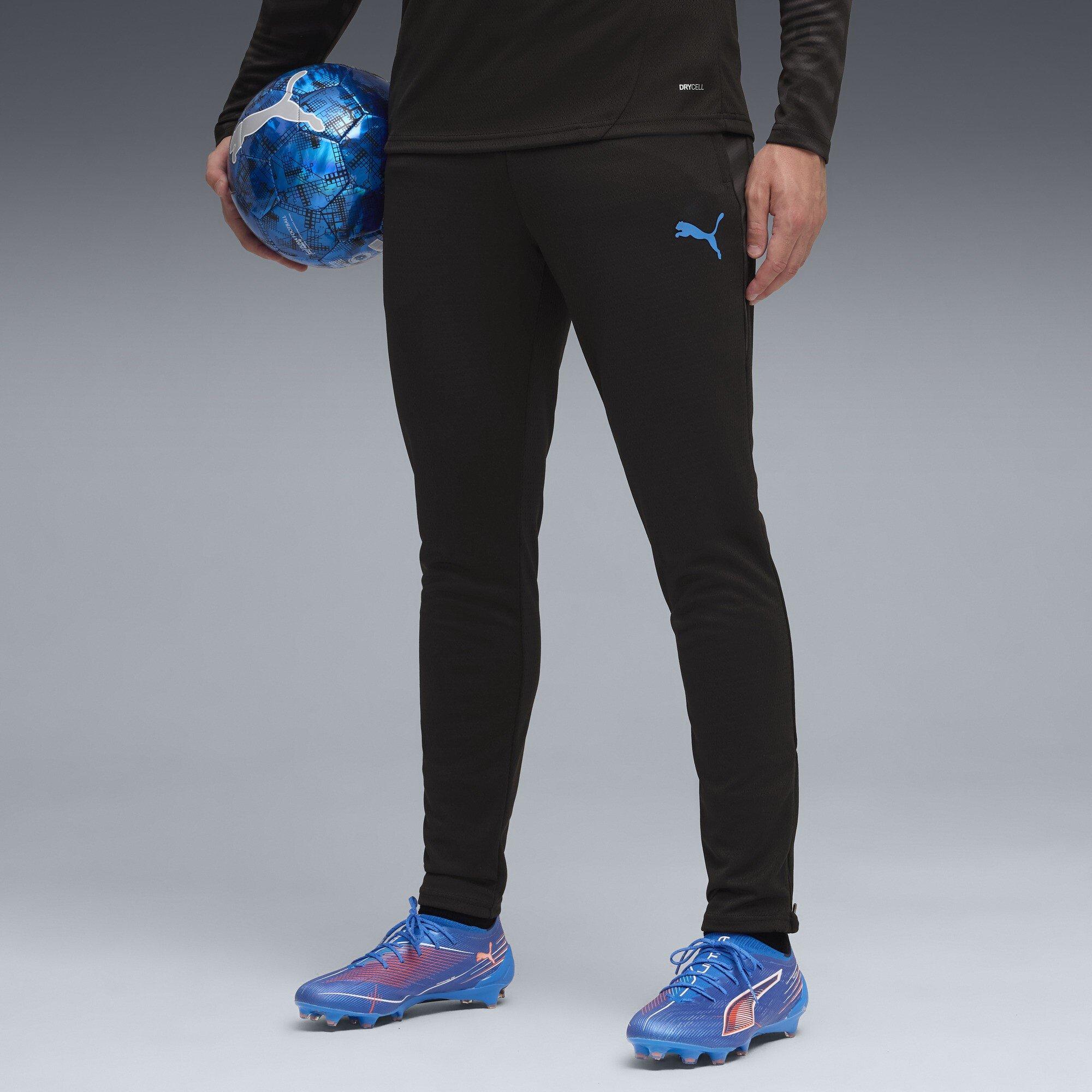Black/Blue - Puma - Individual Cup Tracksuit Bottoms Mens - 3