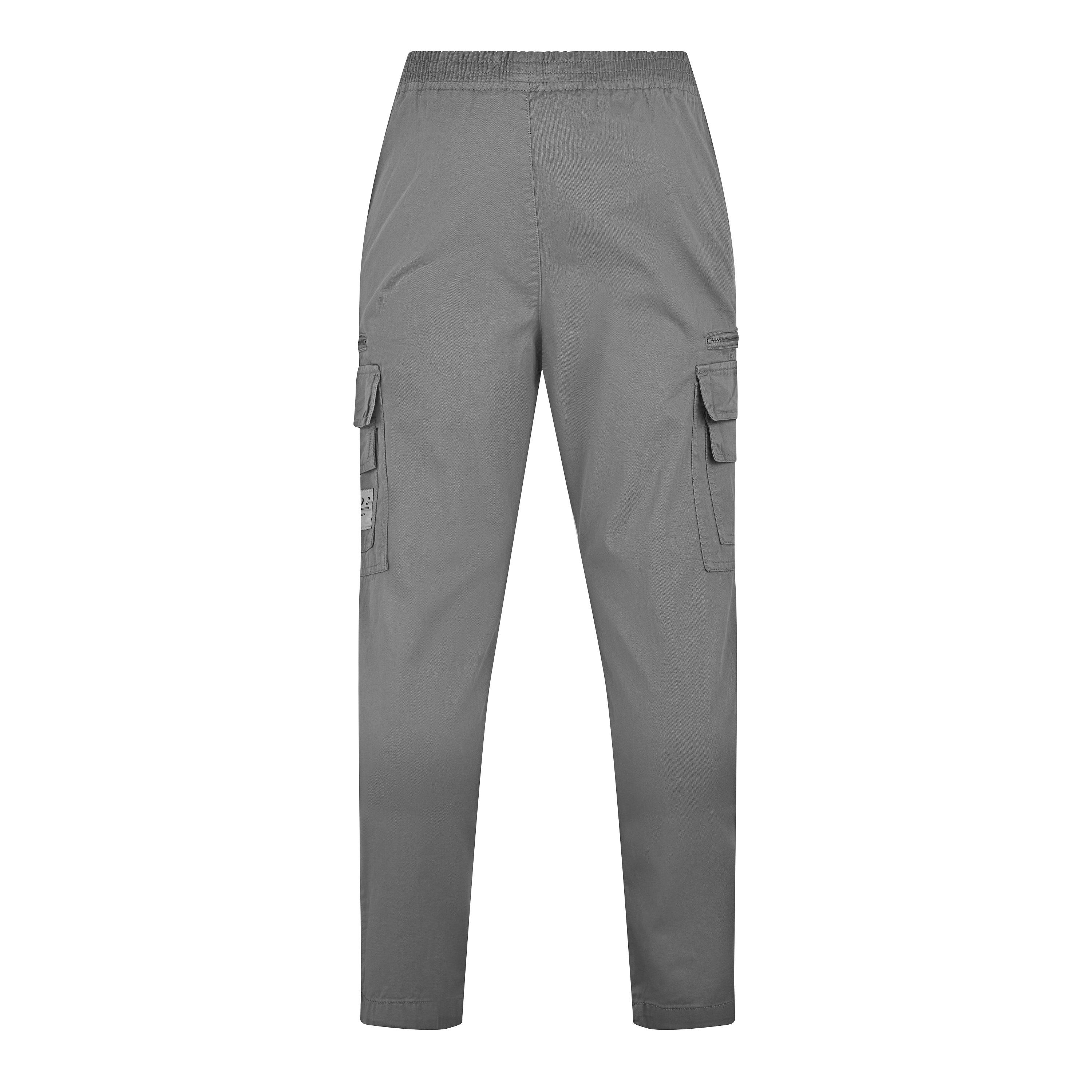 Grijs - DFND London - Race Paneled Cargo Trousers - 2