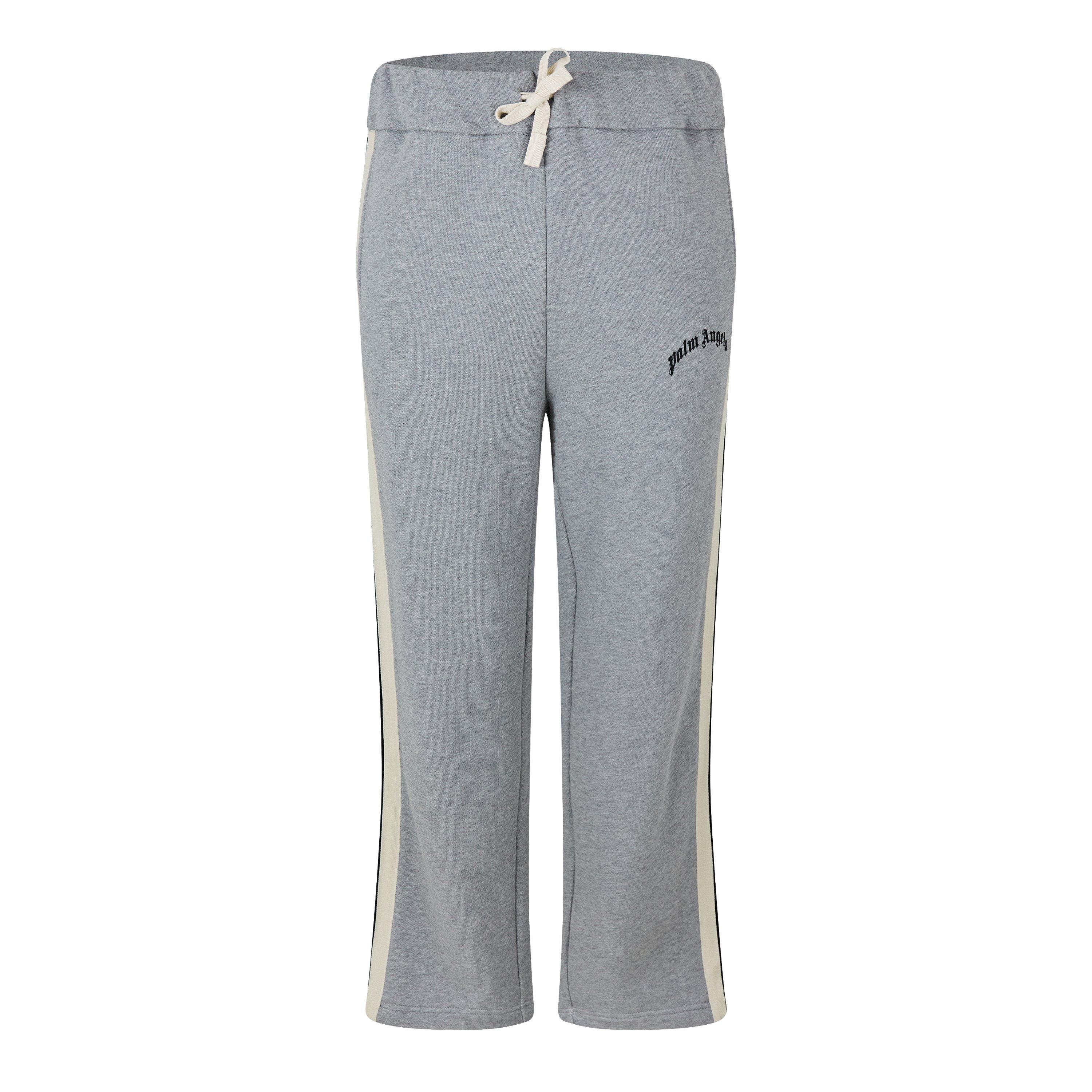 Grey - Palm Angels - Men's Open Hem Jersey Joggers - 1