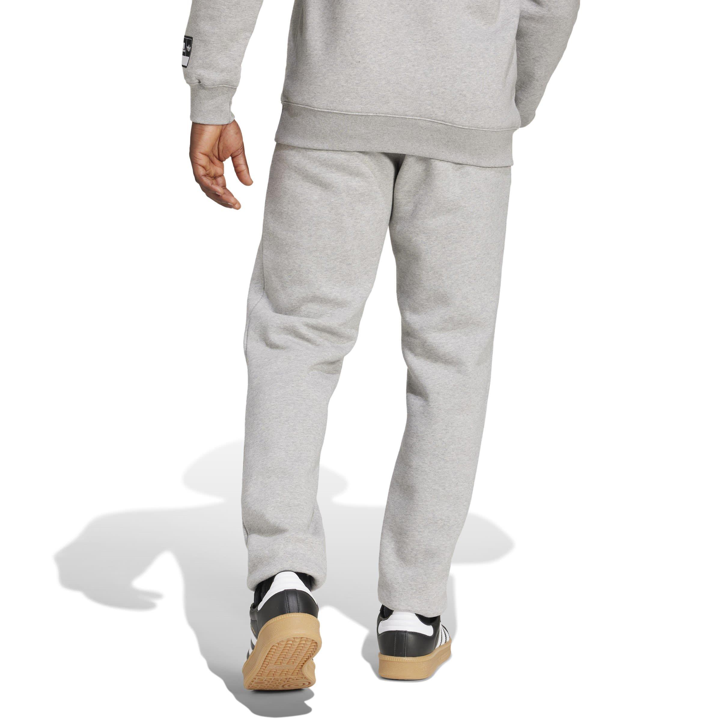 Grey Heather - adidas - Manchester United VRCT Tracksuit Bottoms Mens - 3