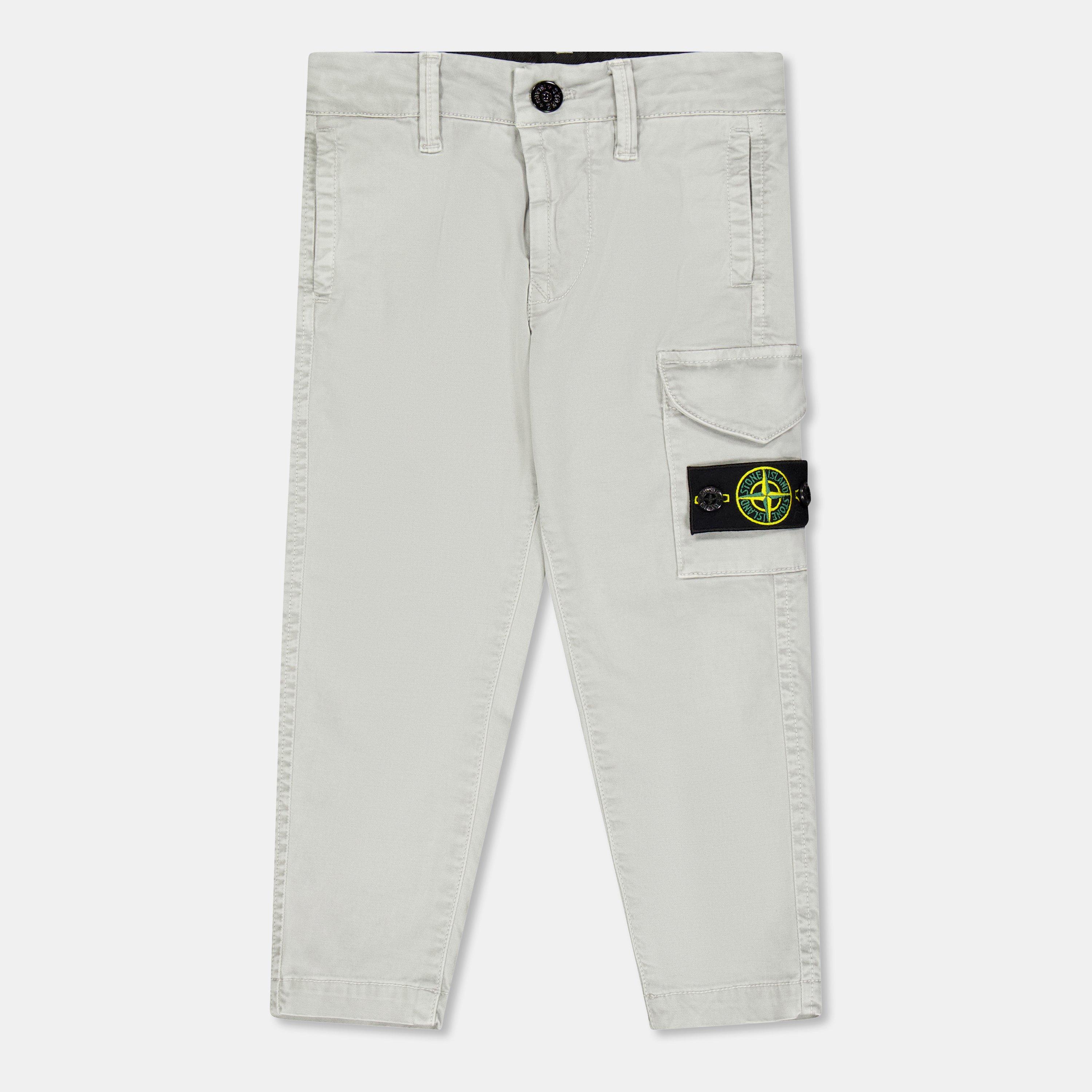 Polvere V0164 - Stone Island - Twill Cargo Trousers Juniors - 1