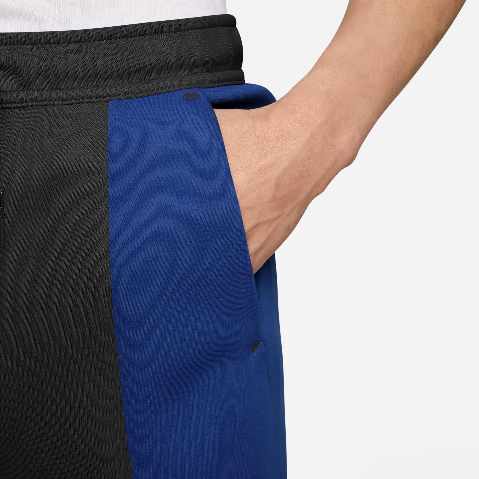 Black/Royal - Nike - Men's Closed Hem Tracksuit Joggers - 3