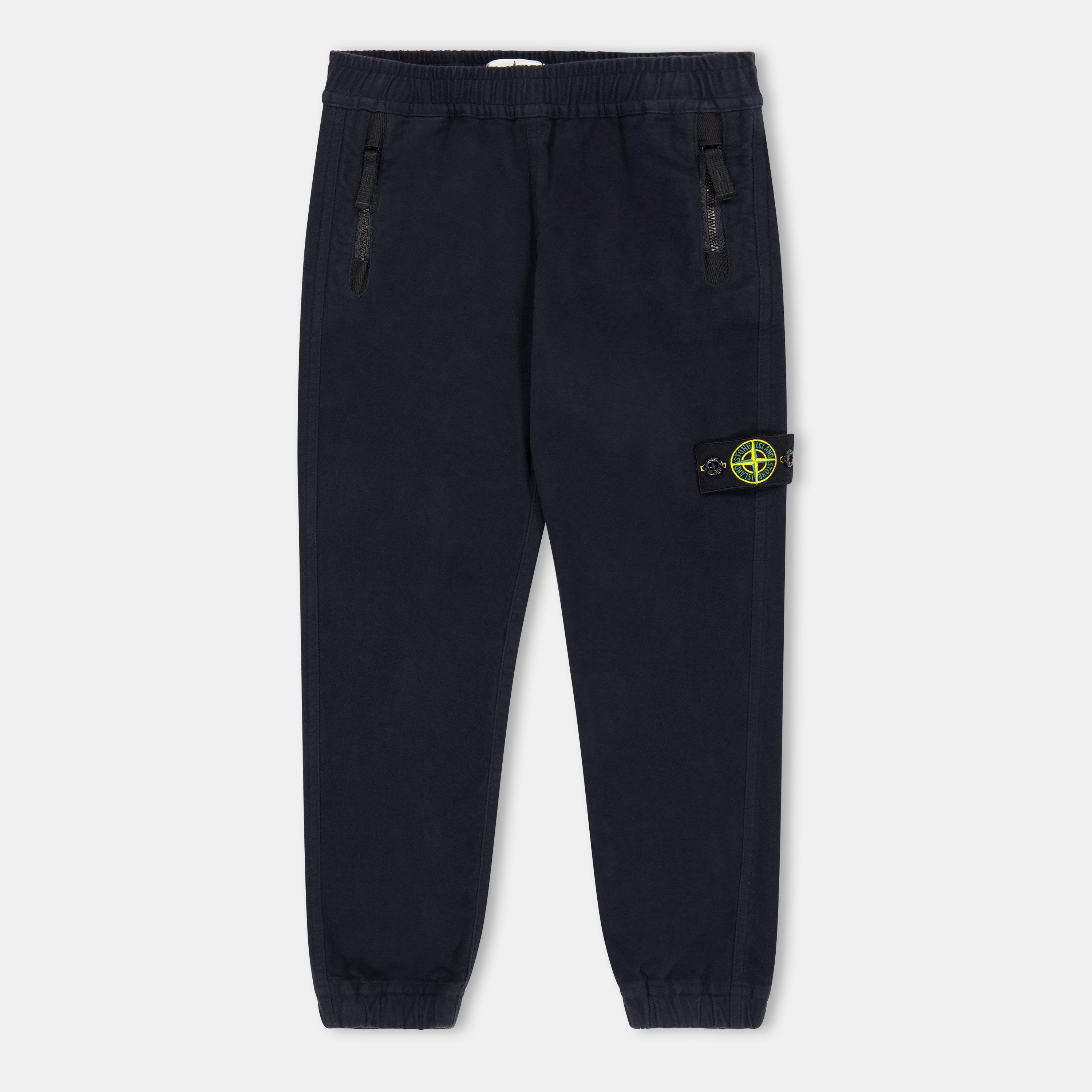 Stone Island Kids' Durable Cargo Trousers - Navy V0020 - 14 Years