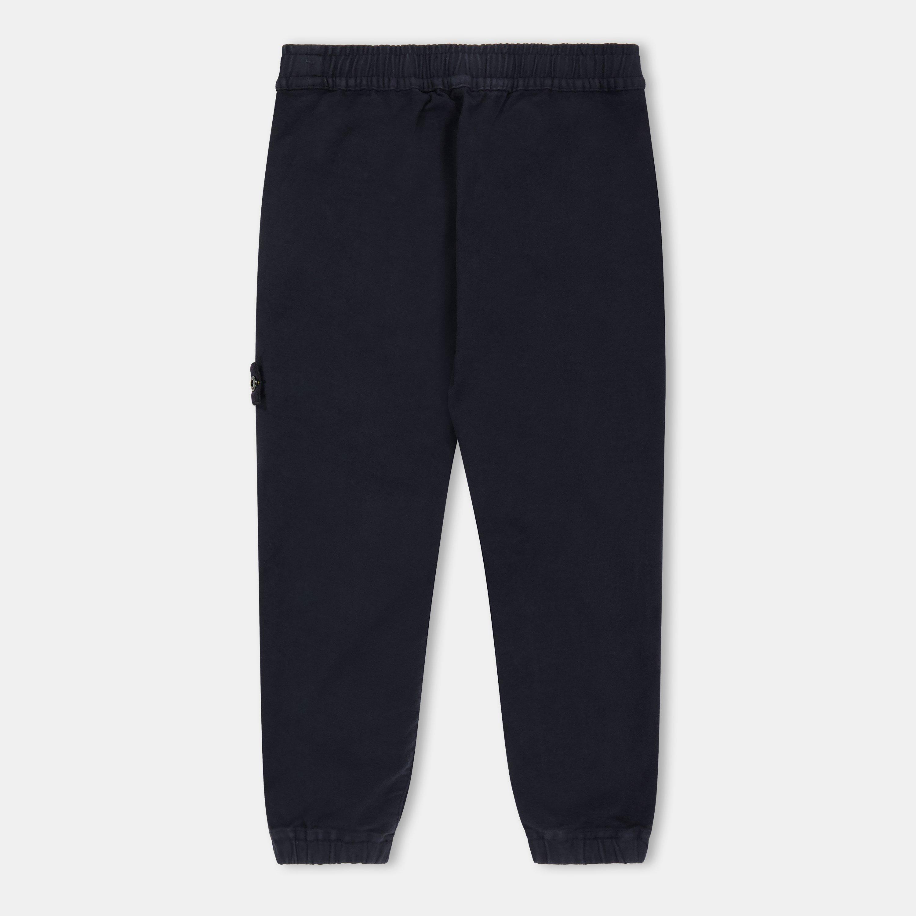 Navy V0020 - Stone Island - Kids' Moleskin Cargo Trousers - 2