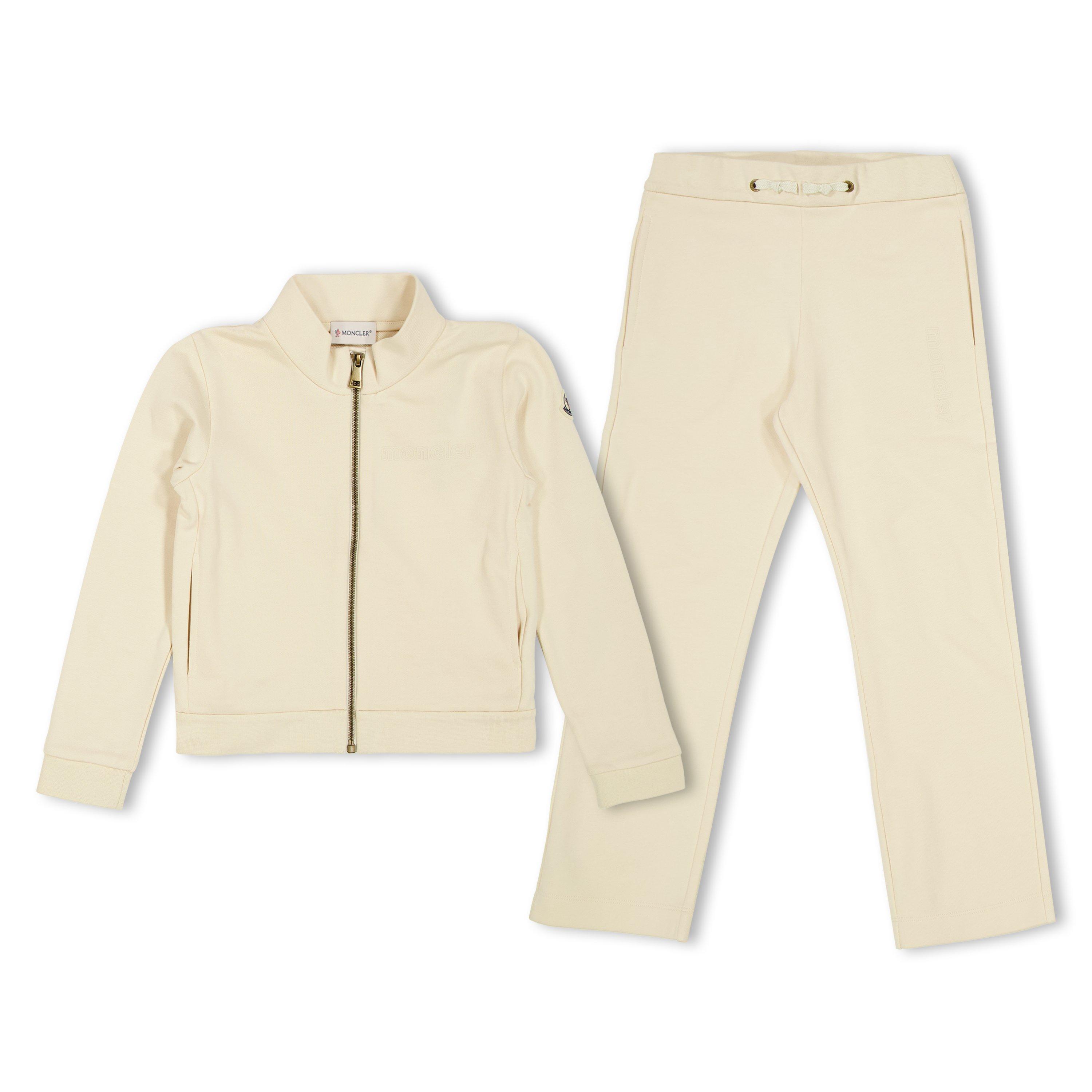 Moncler Kids' Tracksuit - Cream 050 - Size 10Y