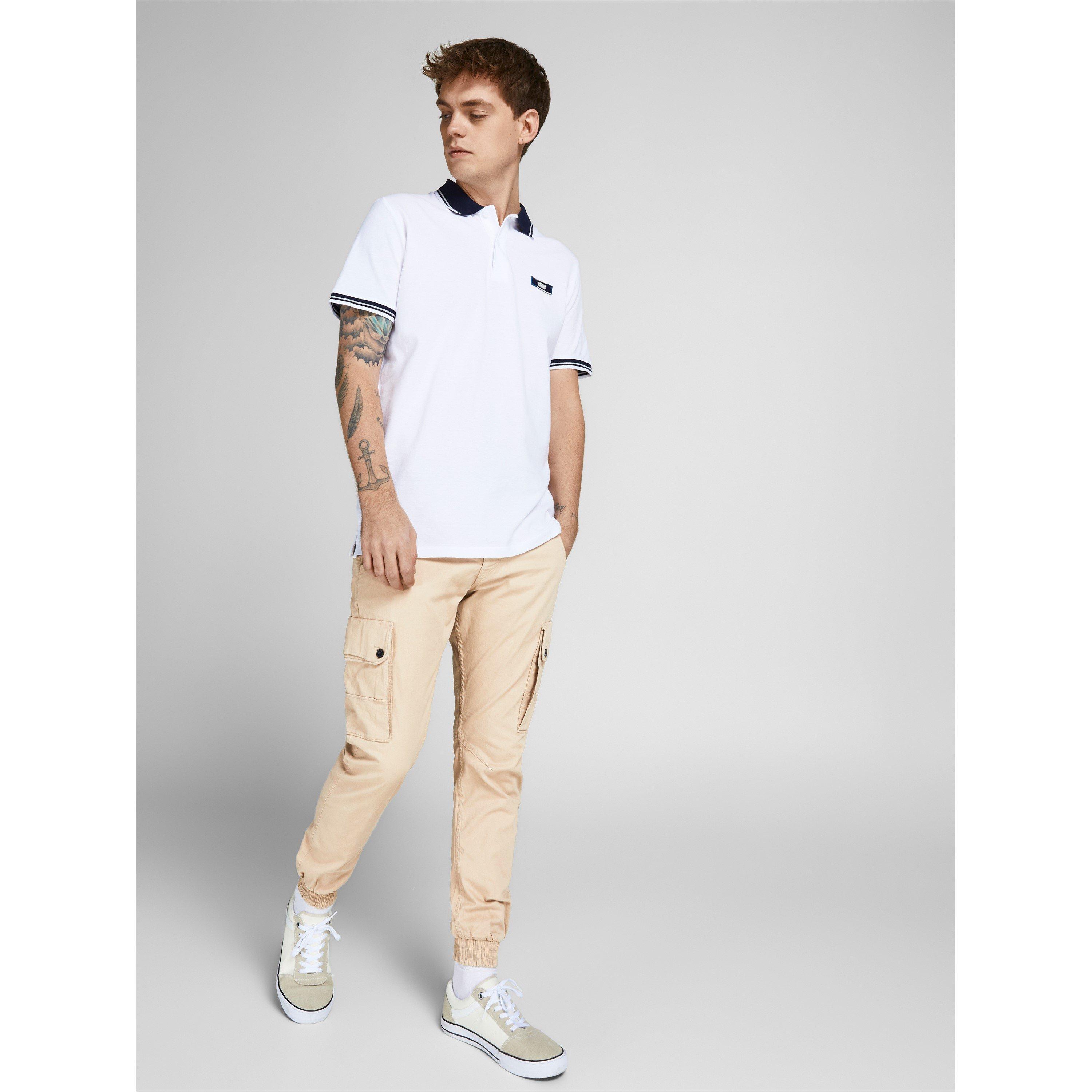 Weißer Pfeffer - Jack and Jones - Cuffed Cargo Trousers - 2