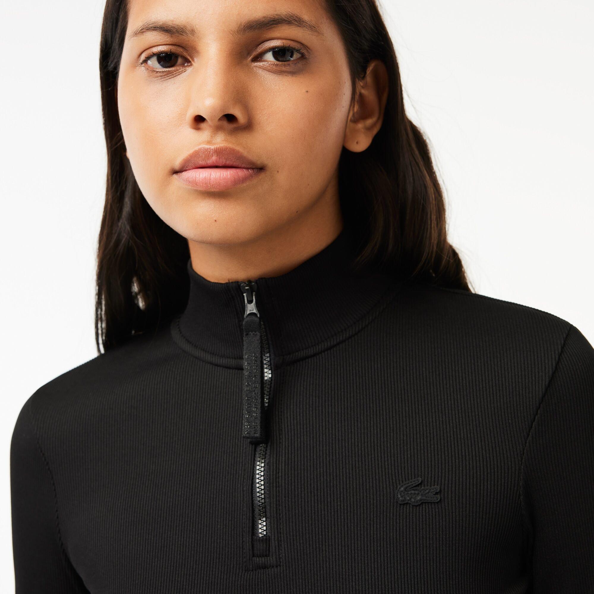 Black - Lacoste - Women's Long-Sleeve Polo Shirt - 2
