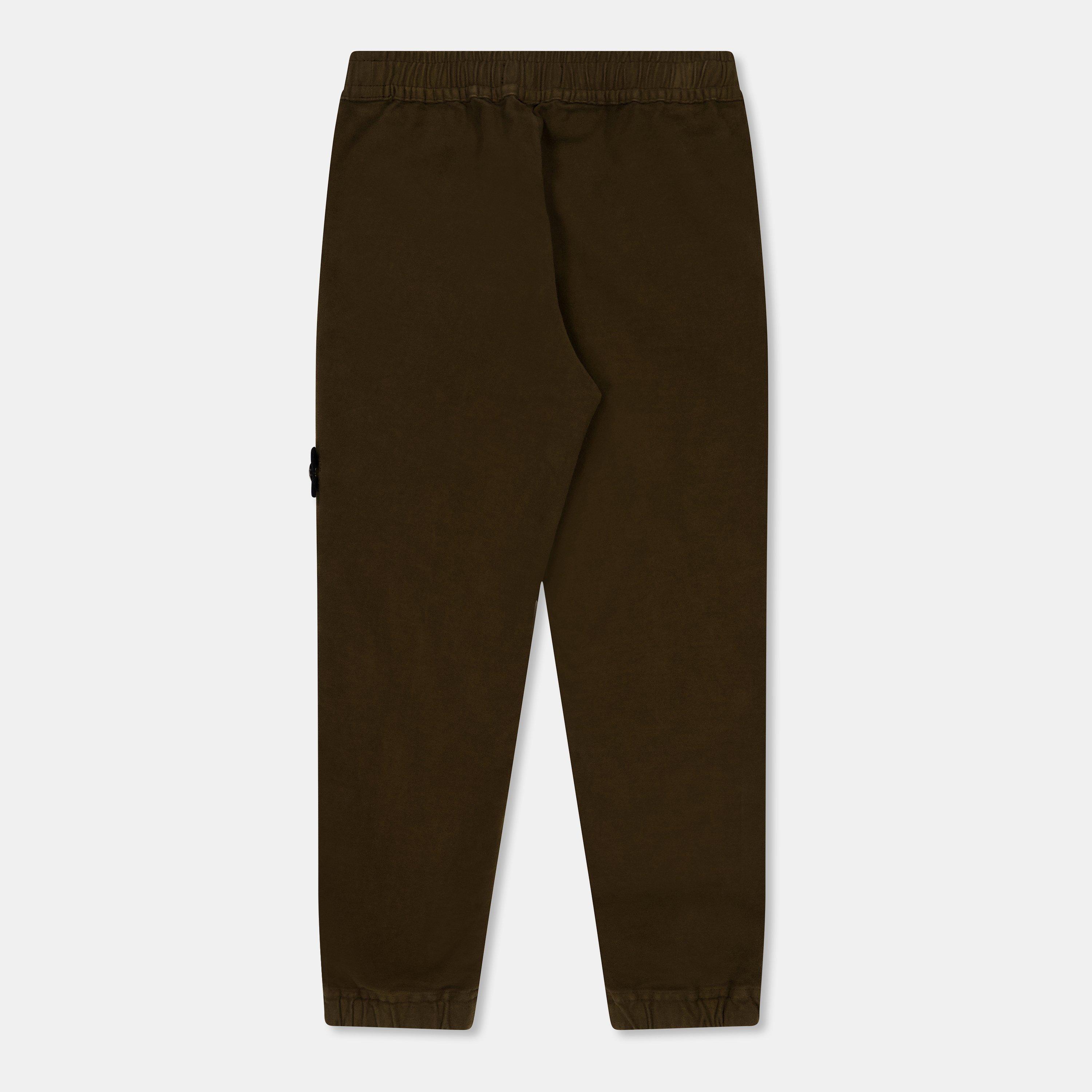 Mil Green V0054 - Stone Island - Kids' Moleskin Cargo Trousers - 2