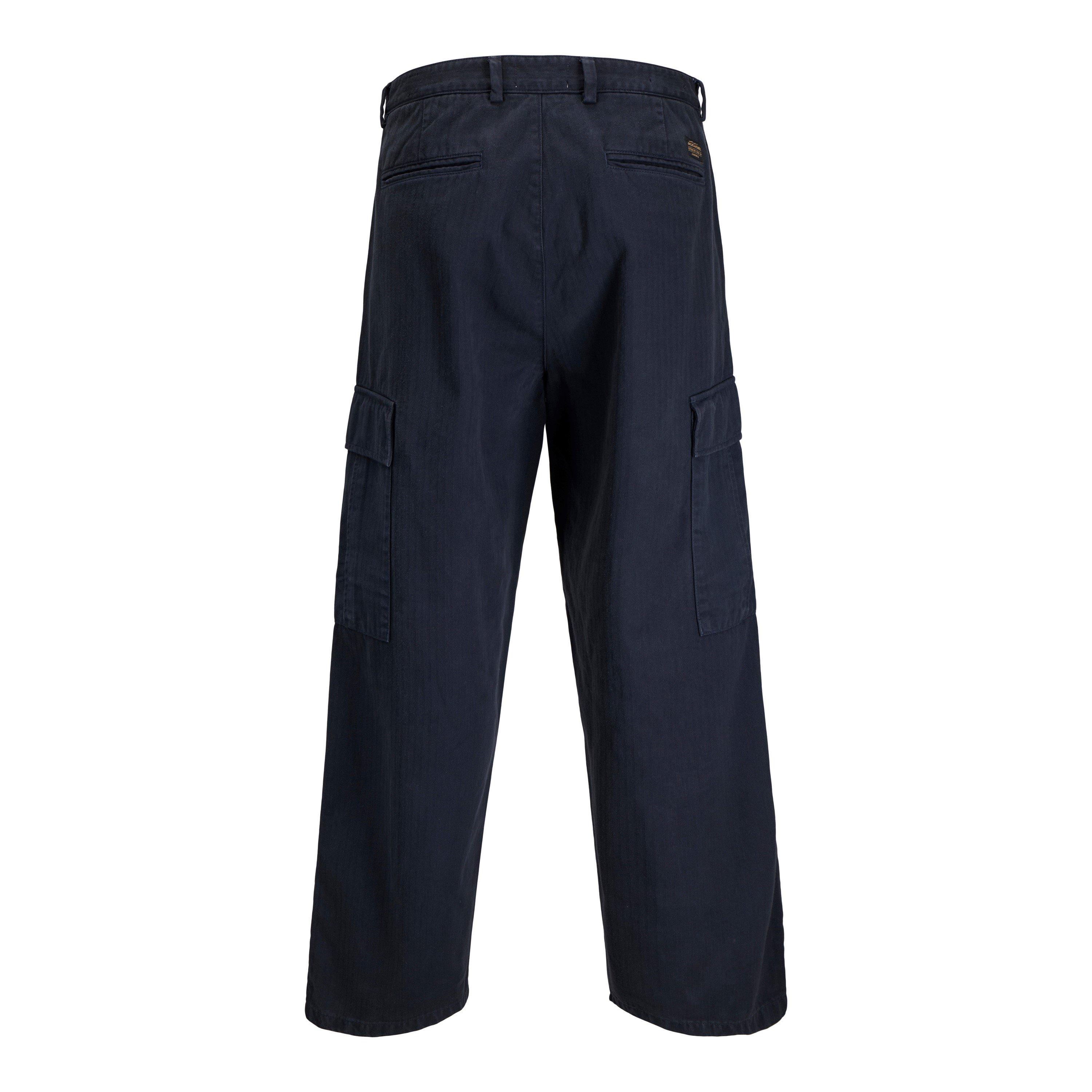 Dark Navy - Jack and Jones - Men's Owen Cargo Trousers - 2