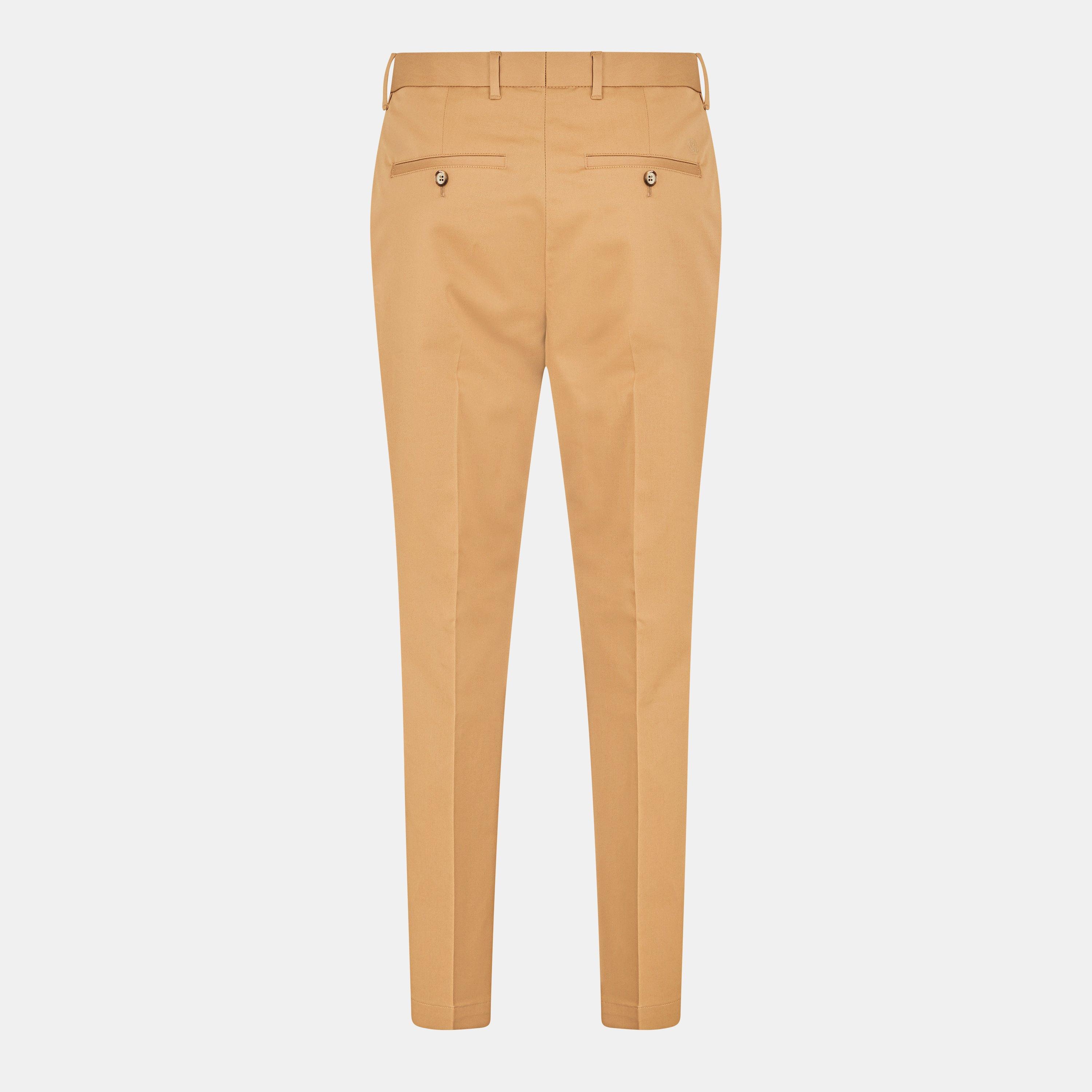 Medium Beige - Boss - Men's Straight Leg Trouser - 2