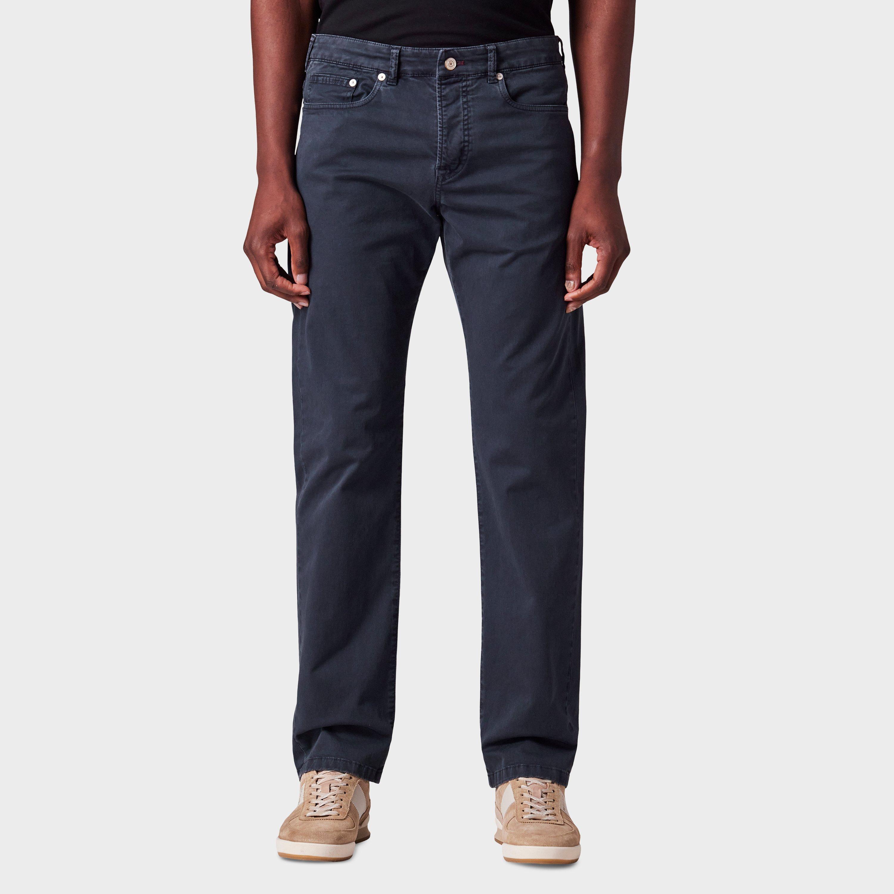 Navy 49 - PS Paul Smith - 5 Pocket Trousers - 3