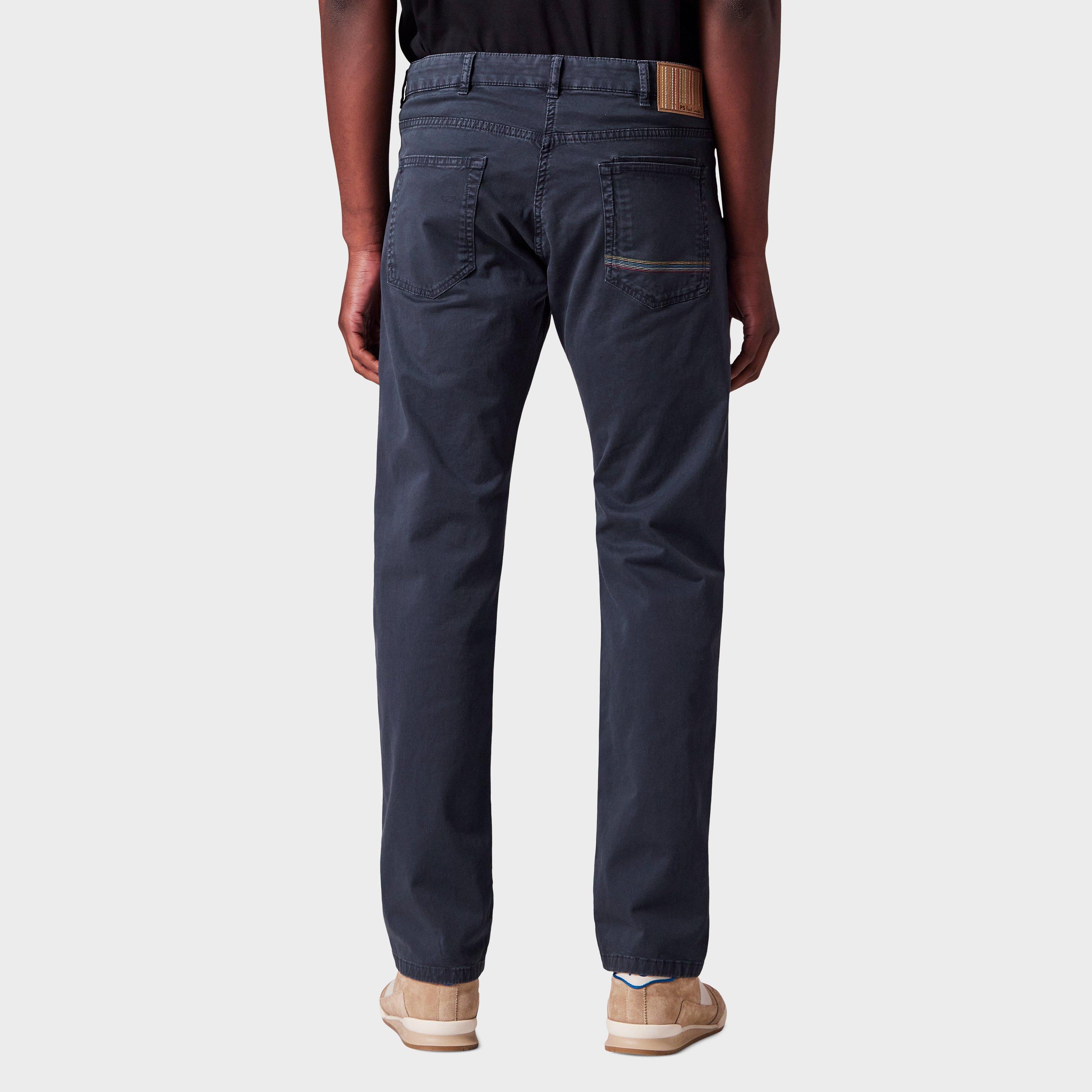 Navy 49 - PS Paul Smith - 5 Pocket Trousers - 4