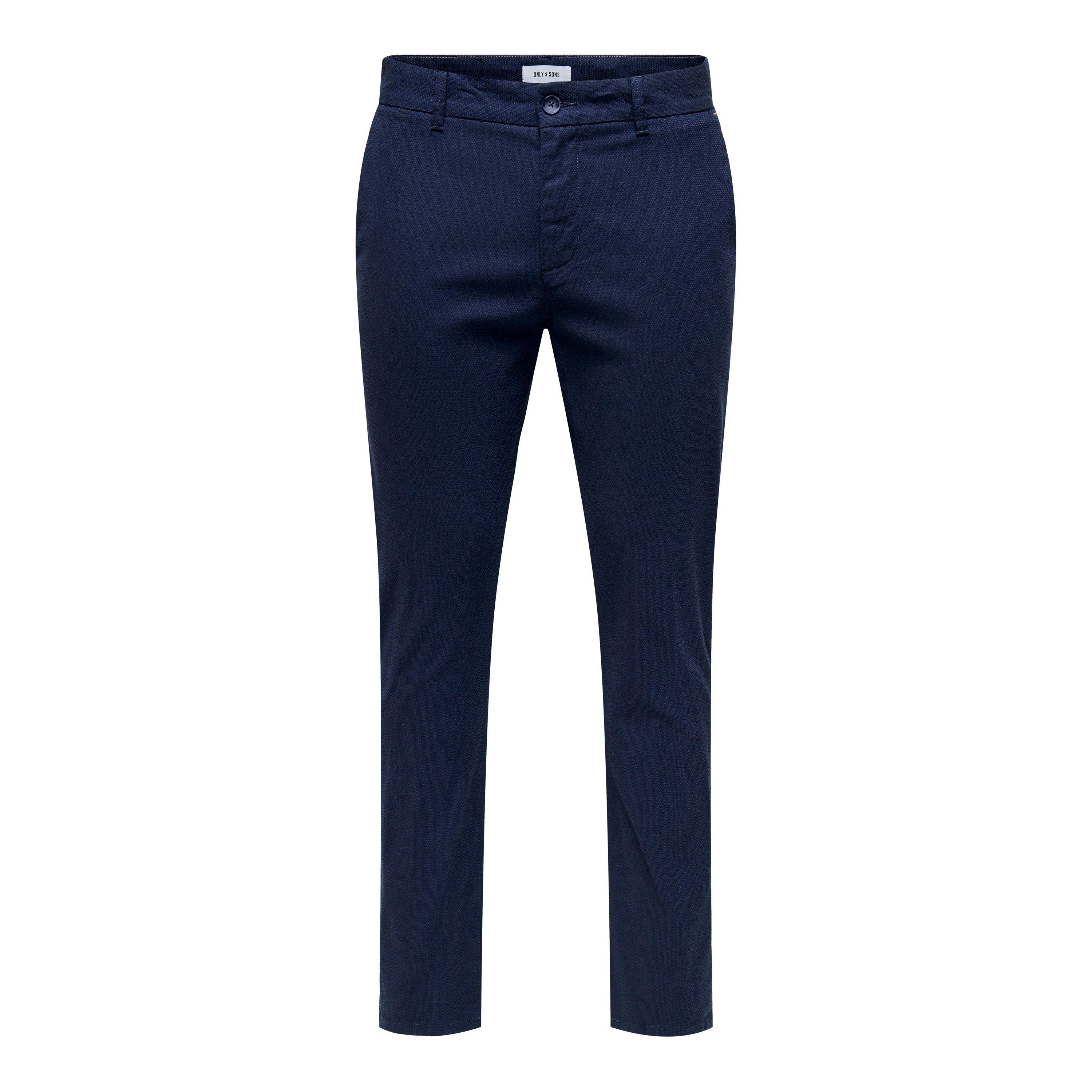Dark Navy - Only - Slim Fit Trousers - 6