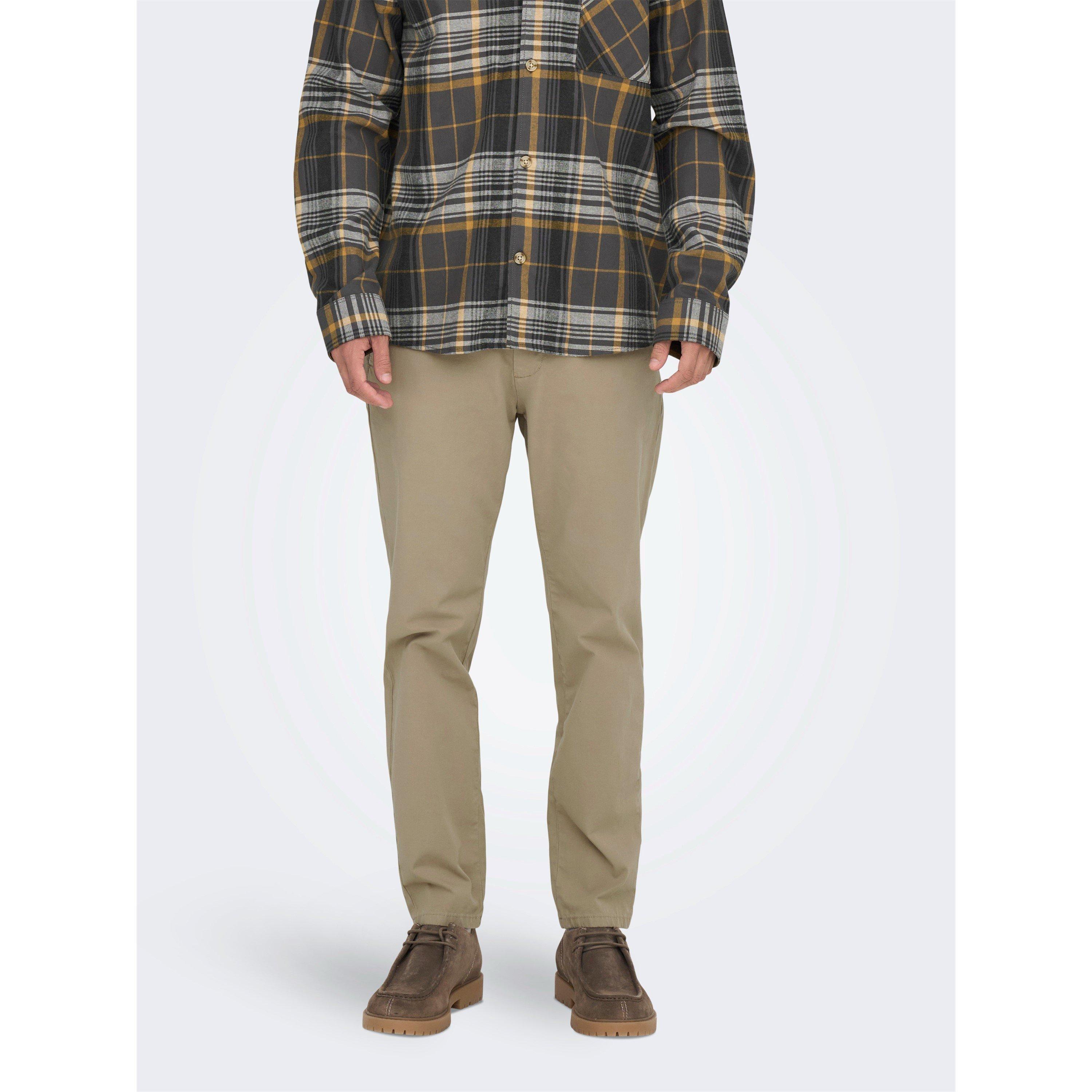 Coriander - Only - Chino Straight Leg Trousers - 2