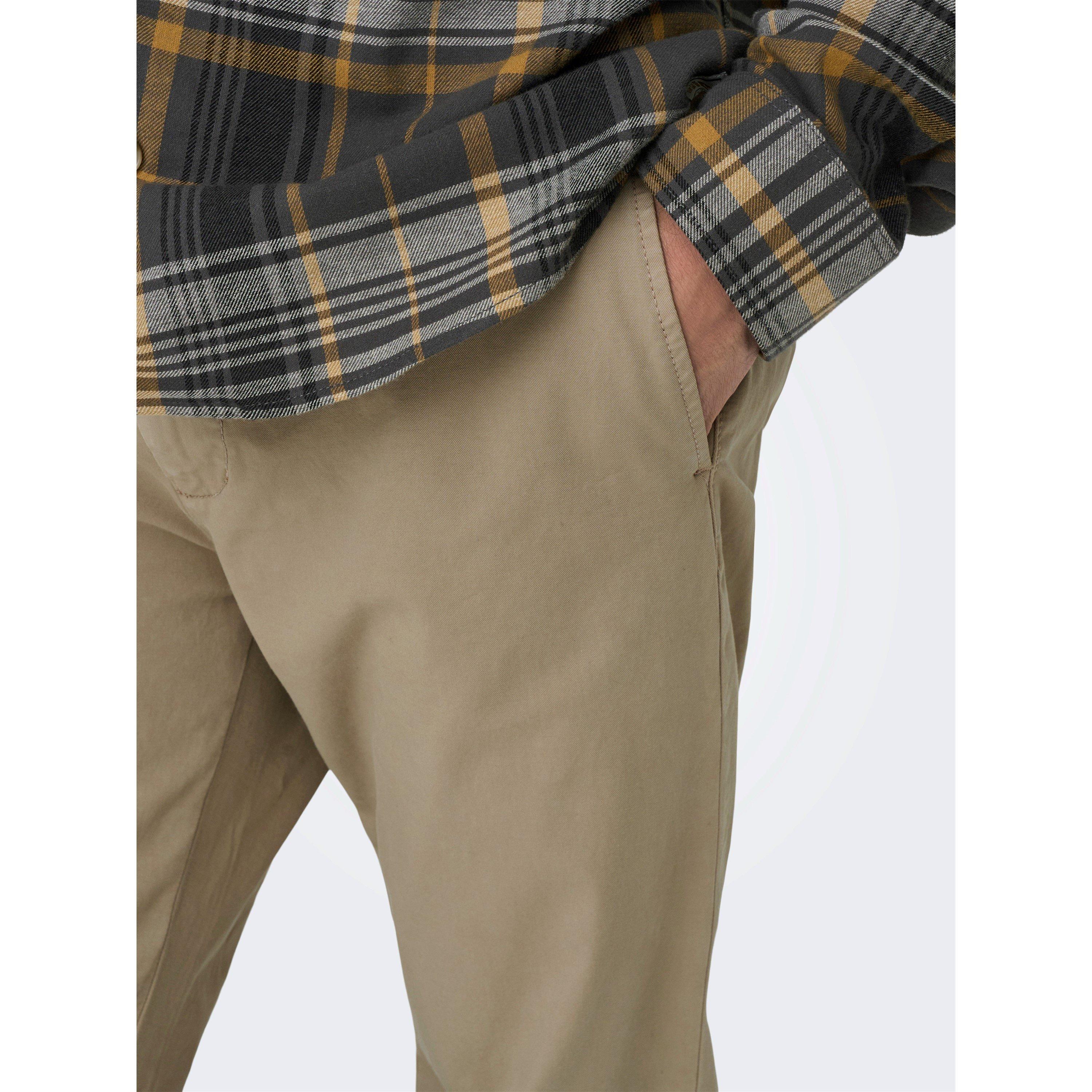 Coriander - Only - Chino Straight Leg Trousers - 3