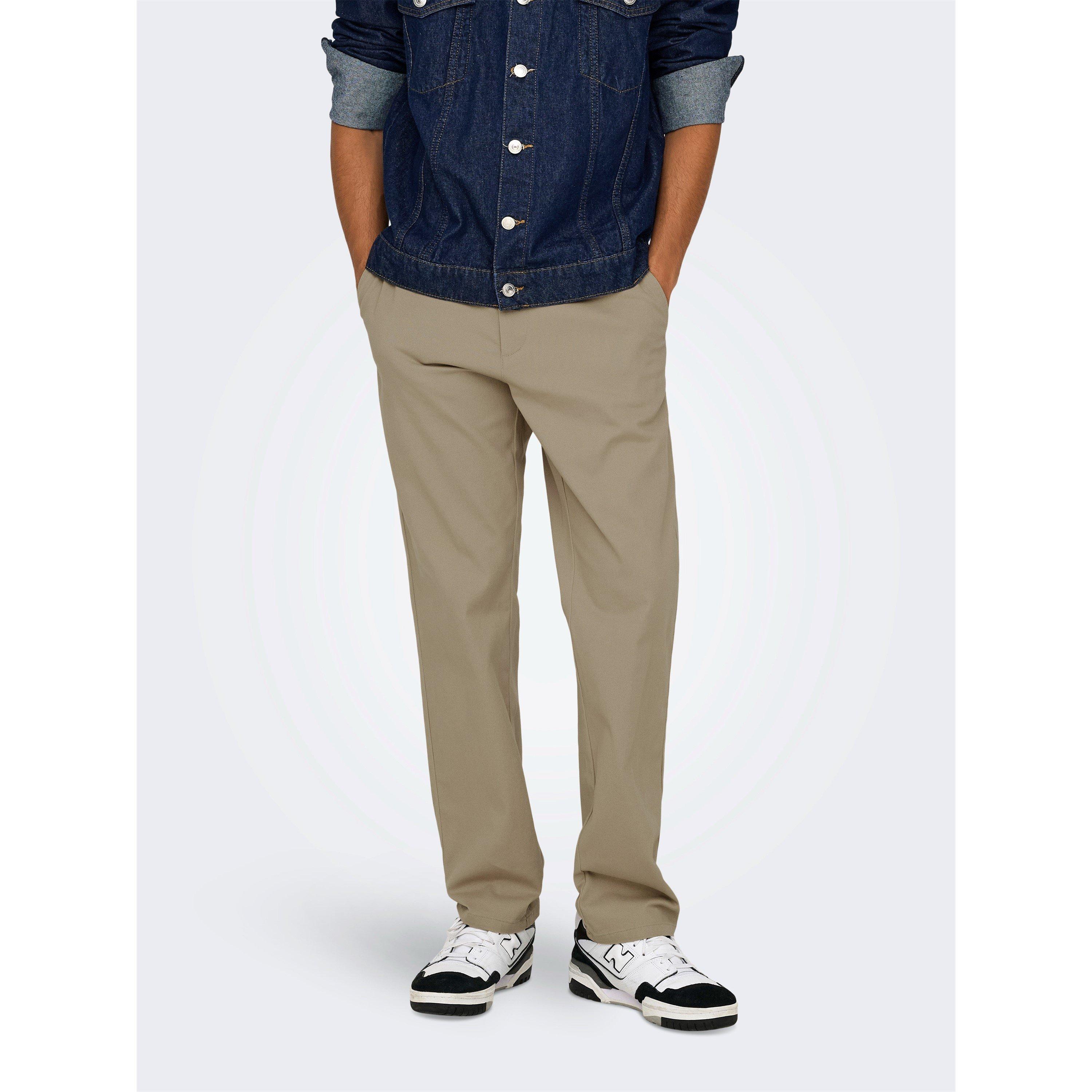 Chinchilla - Only - Men's Straight Leg Trousers - 3