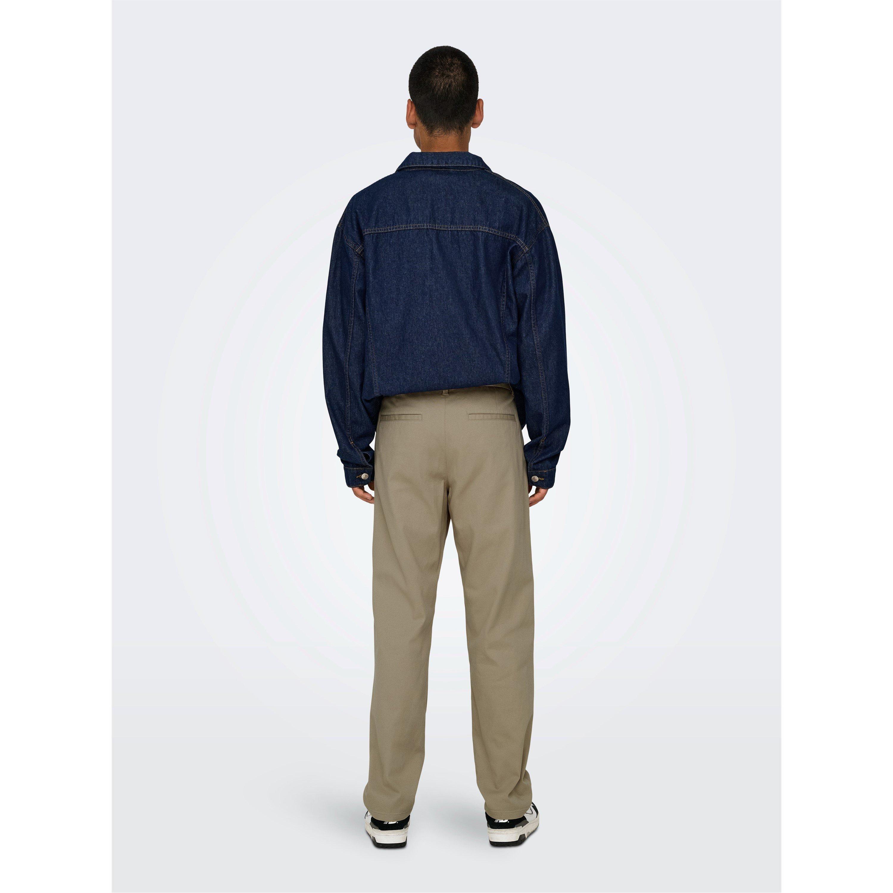 Chinchilla - Only - Men's Straight Leg Trousers - 4