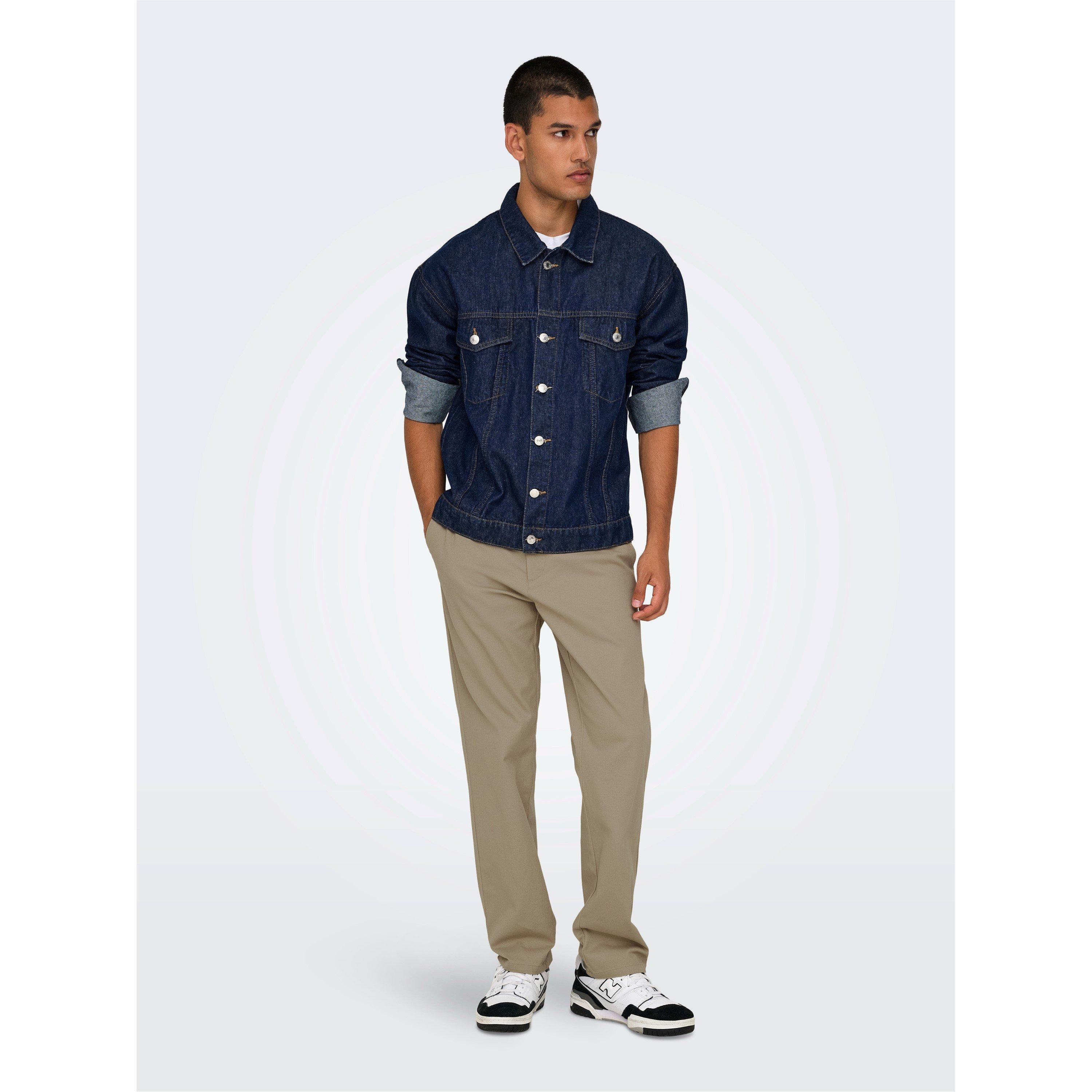 Chinchilla - Only - Men's Straight Leg Trousers - 6