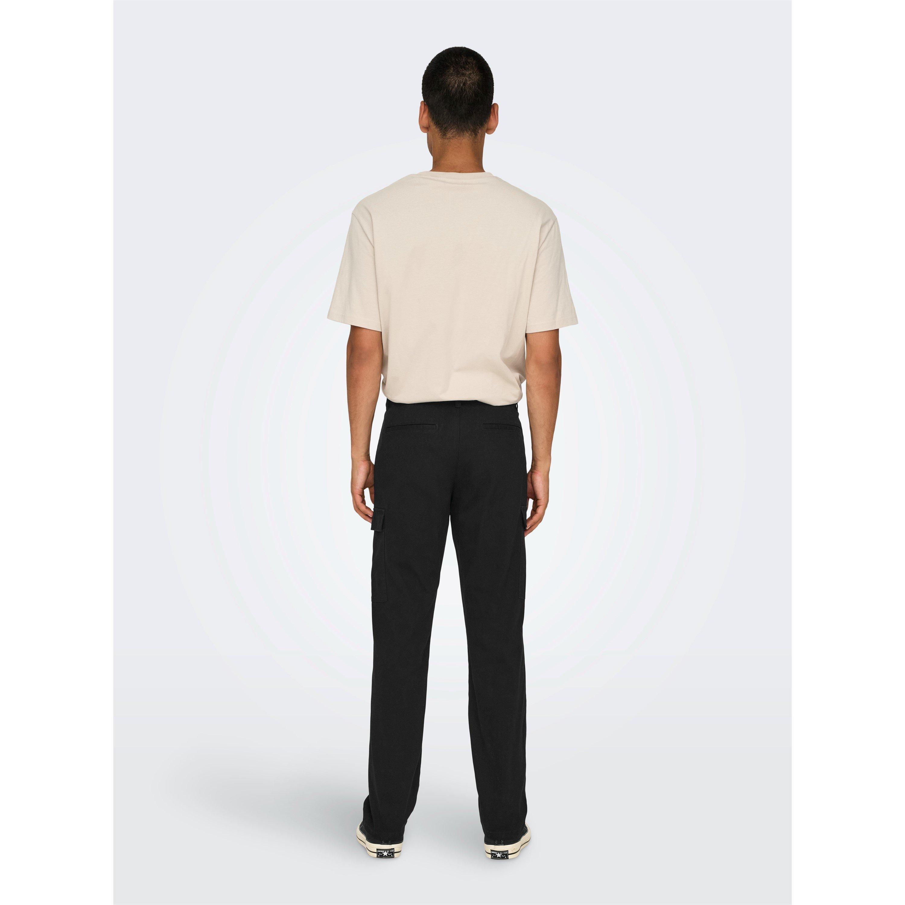 Black - Only - Cargo Trousers - 5