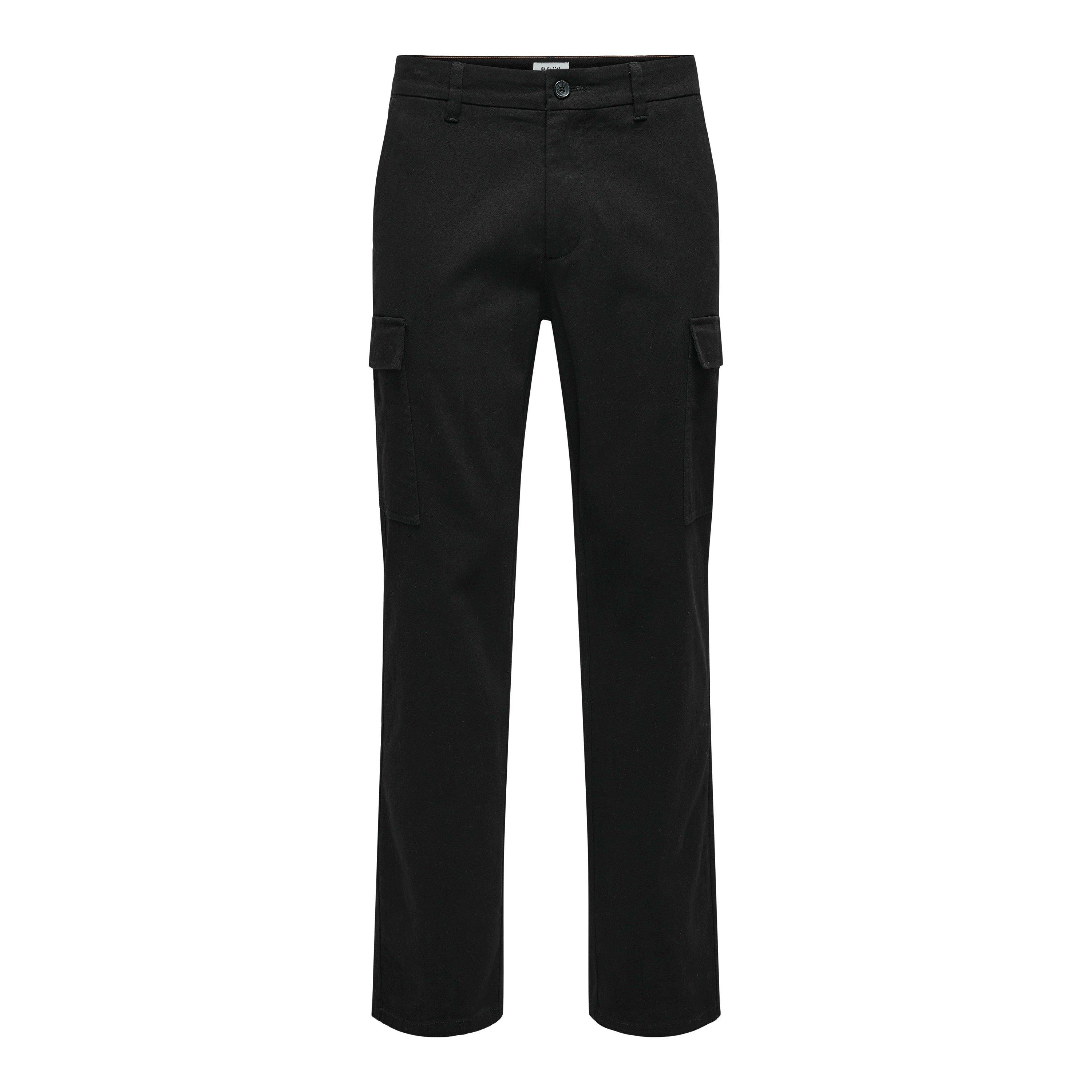 Black - Only - Cargo Trousers - 6