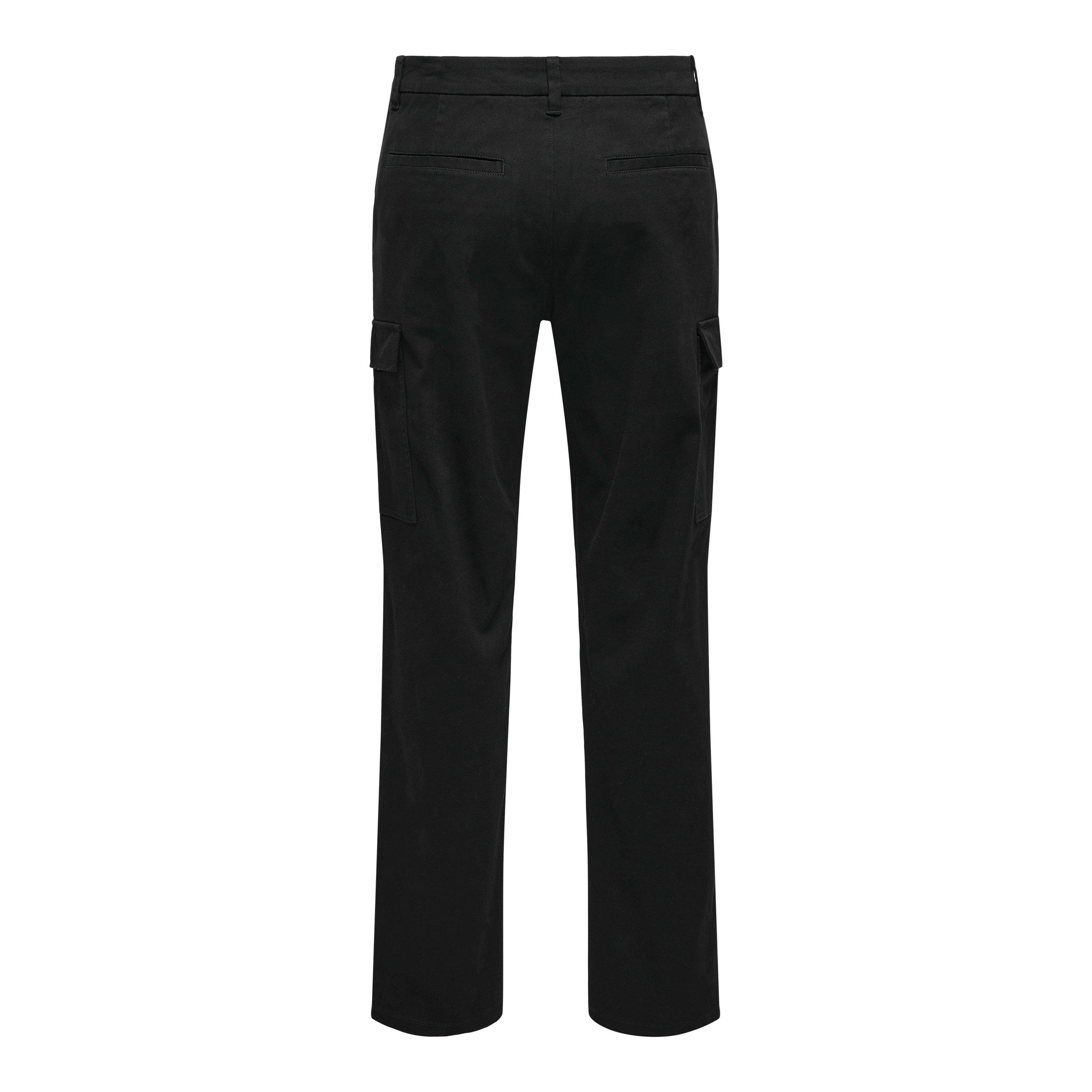 Black - Only - Cargo Trousers - 7