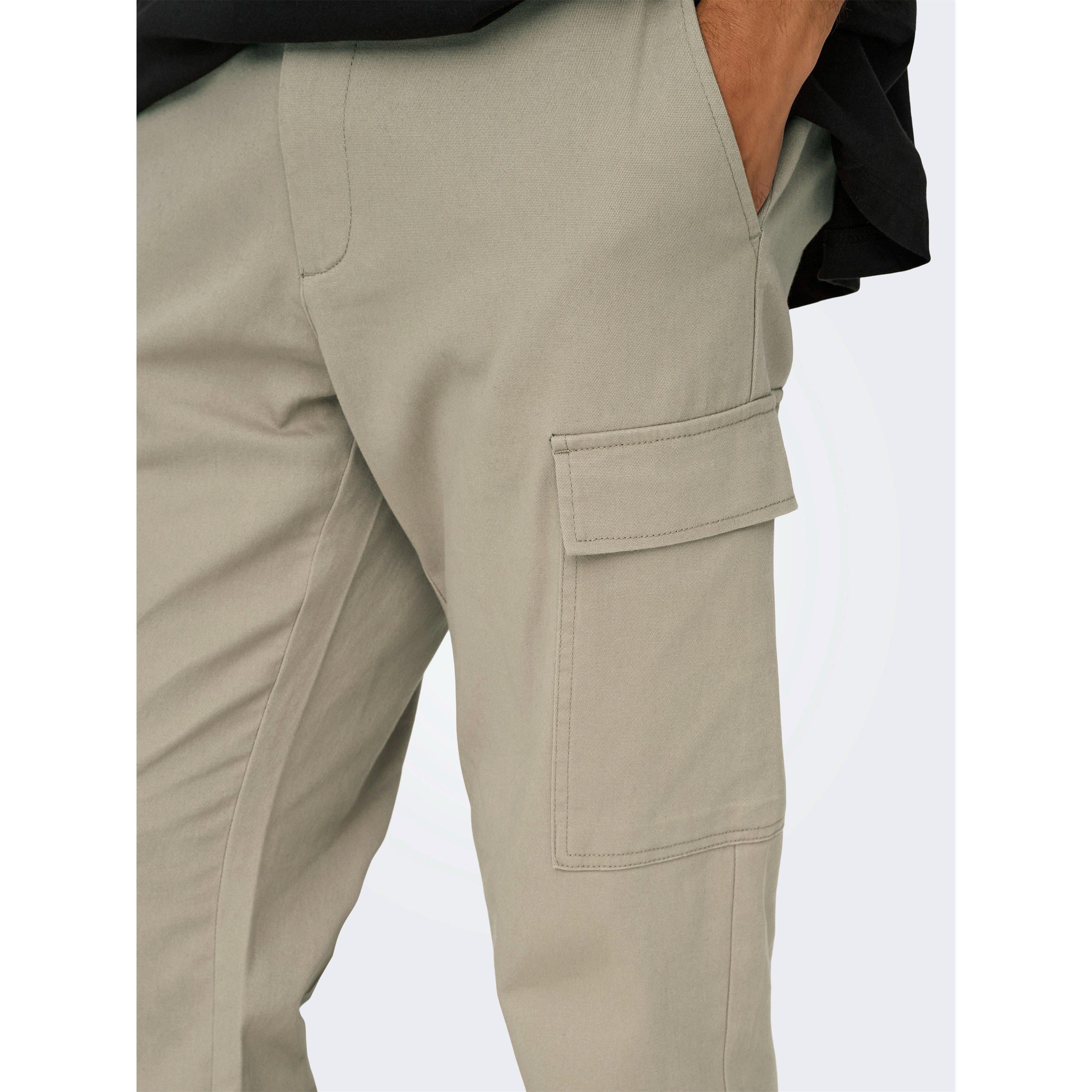 Chinchilla - Only - Men's Cargo Trousers - 5