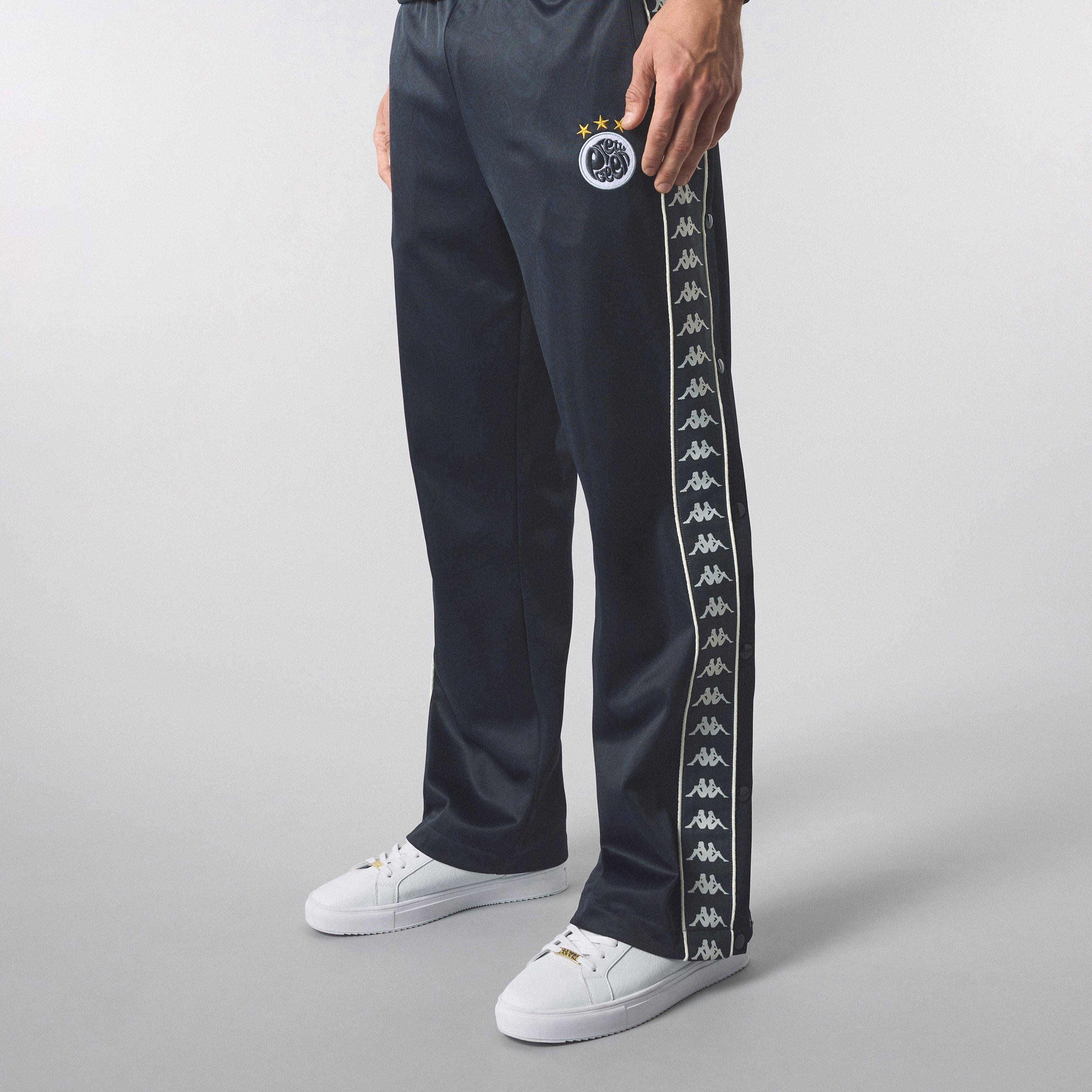 Blau/Weiß GPT - Kappa - Men's Closed Hem Poly Joggers - 5