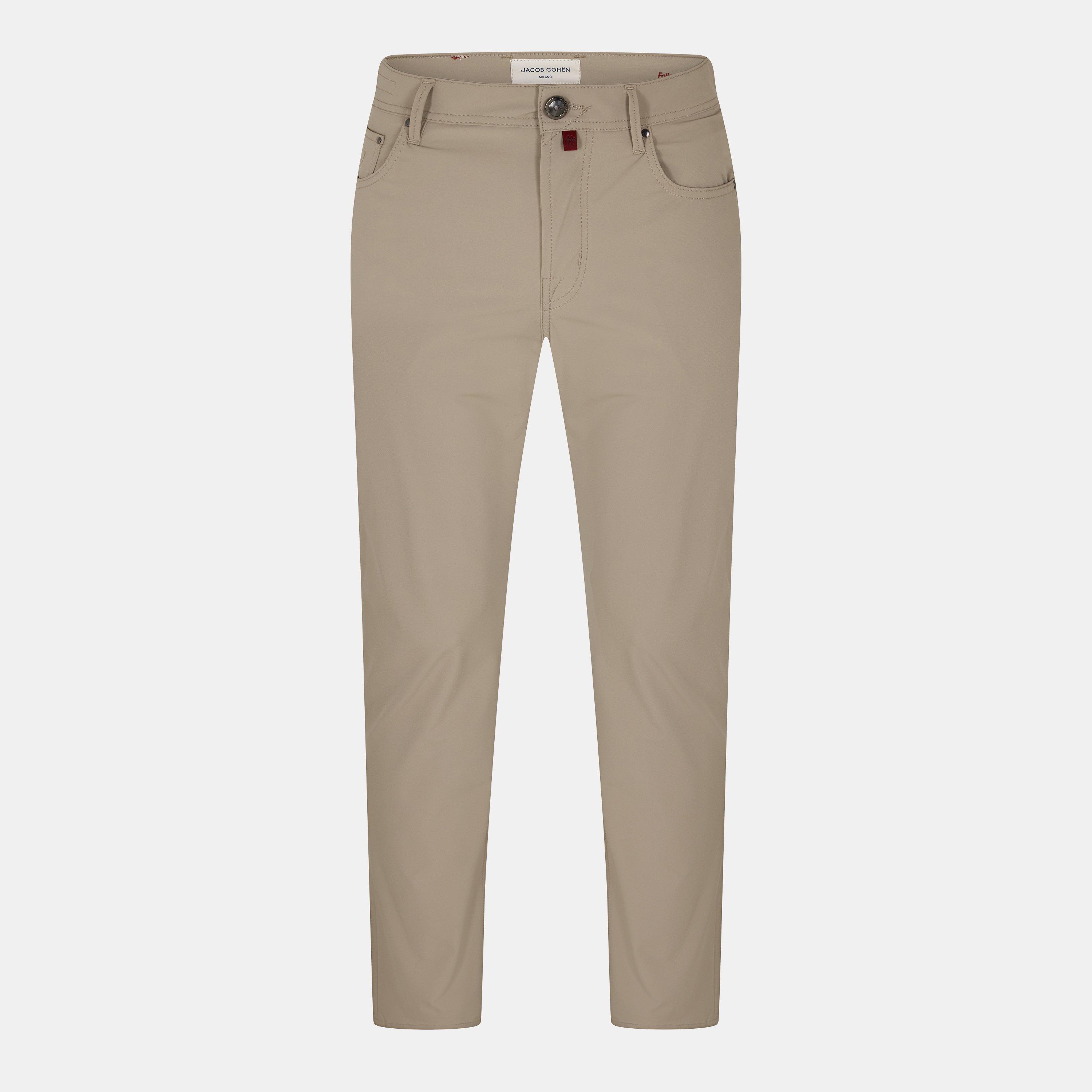 Beige - Jacob Cohen - Men's Straight Leg Trousers - 1