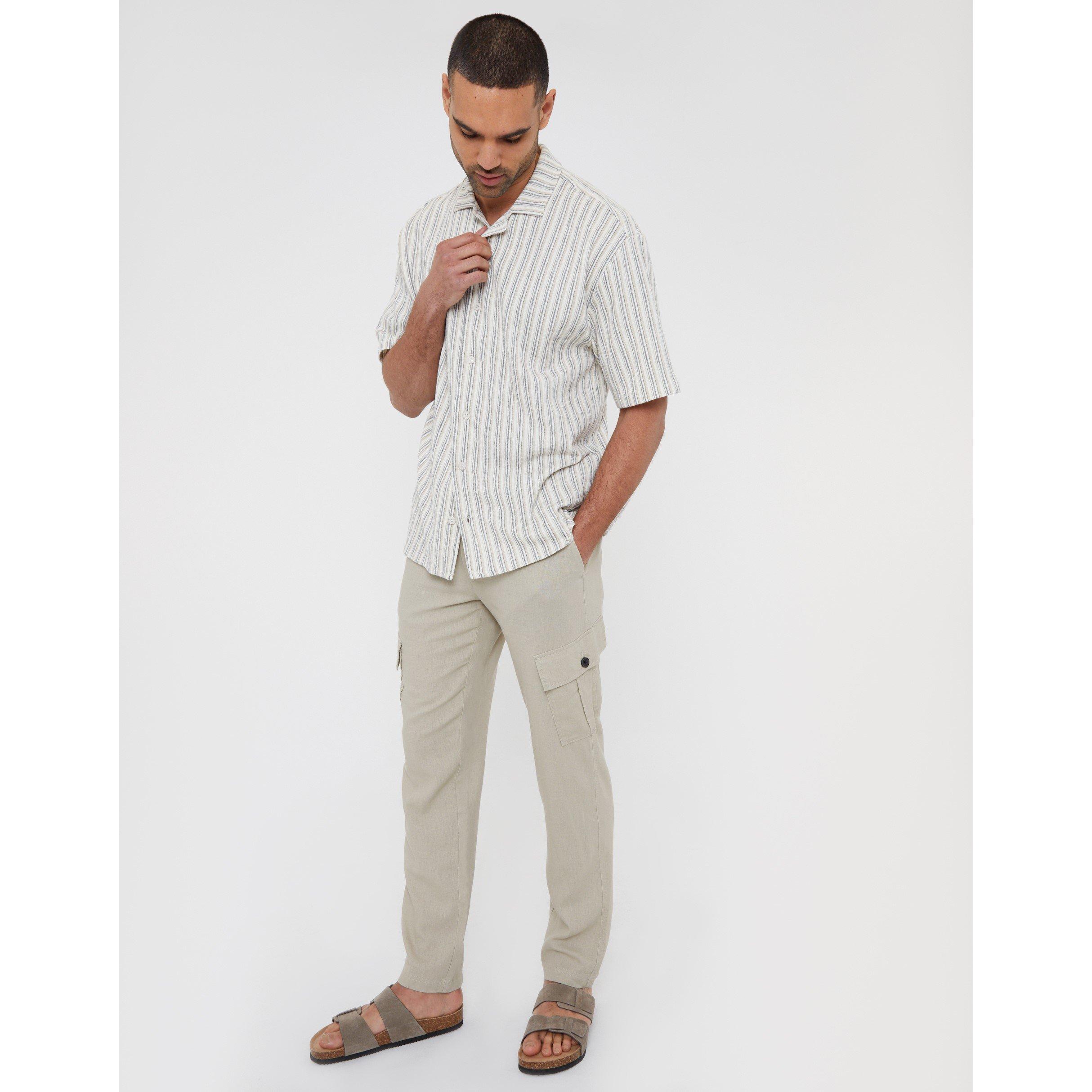 Stein - Threadbare - Linen Cargo Trousers - 2