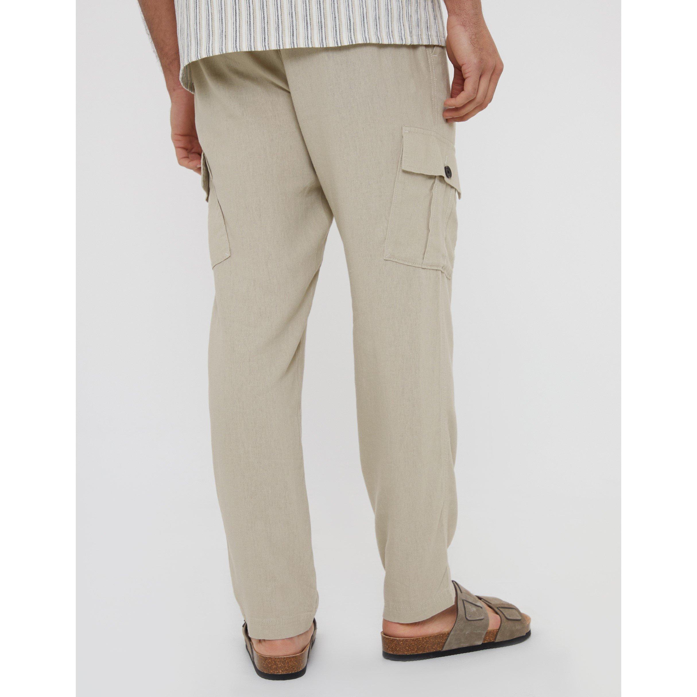 Stein - Threadbare - Linen Cargo Trousers - 3