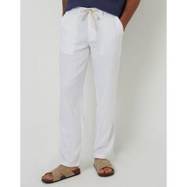Threadbare Linen Straight Leg Trouser