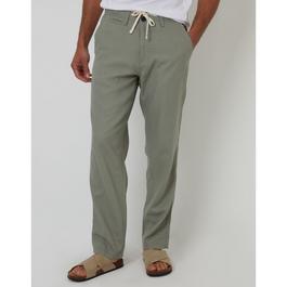 Threadbare Linen Straight Leg Trouser