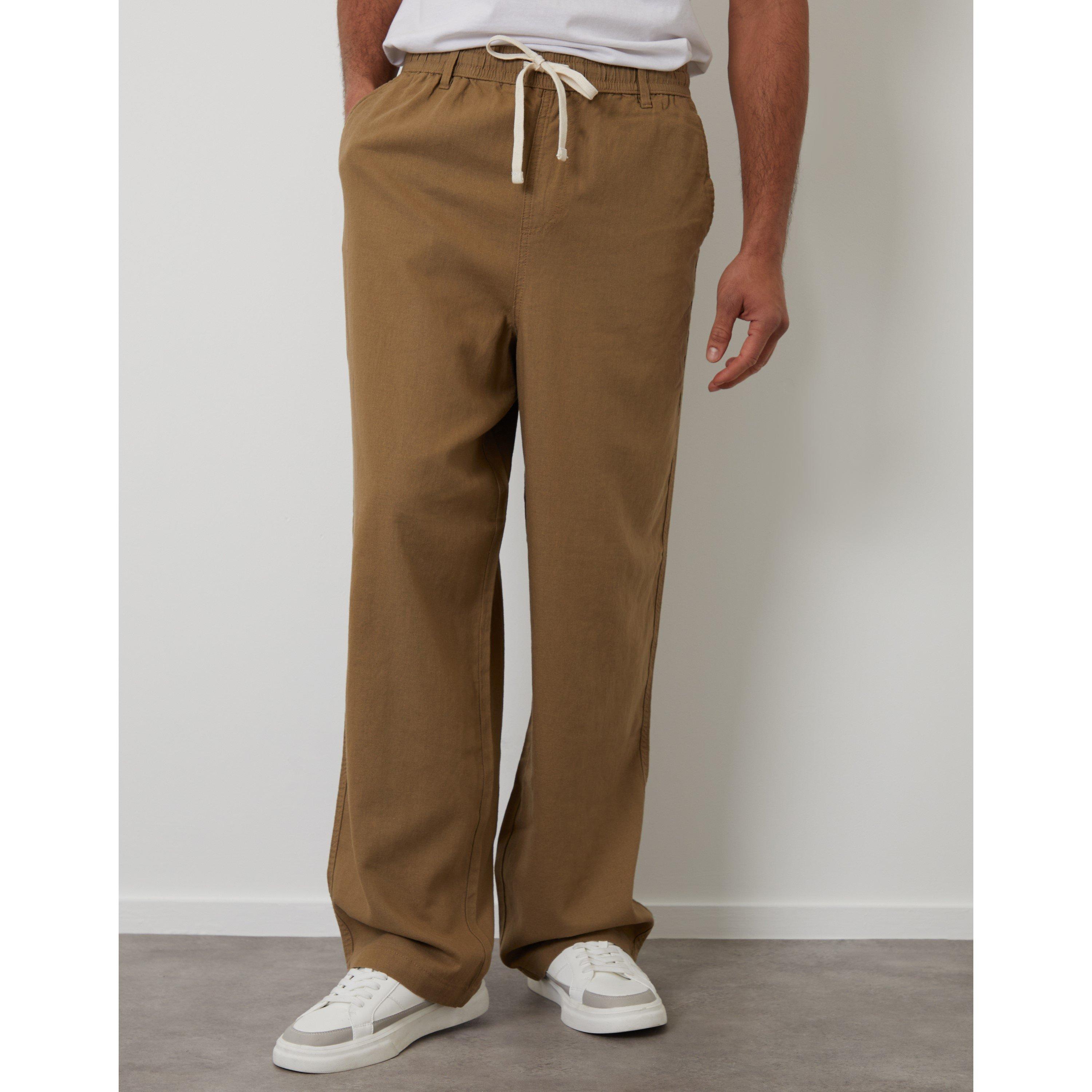 Dark Stone - Threadbare - Men's Straight Leg Trousers - 1