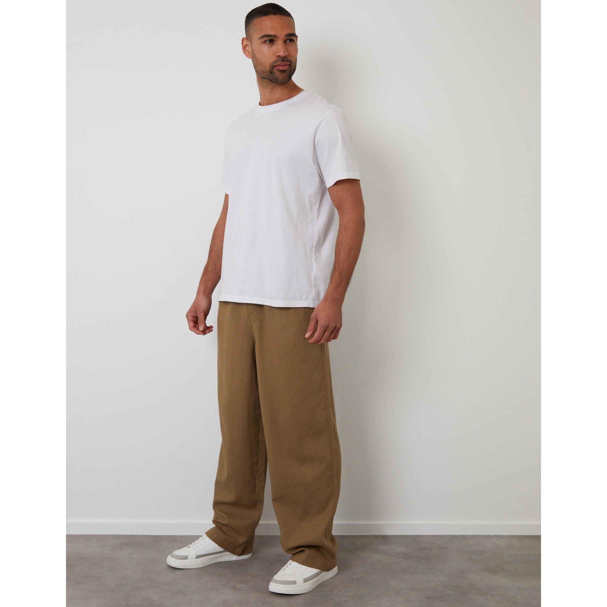 Dunkler Stein - Threadbare - Straight Leg Trousers - 2