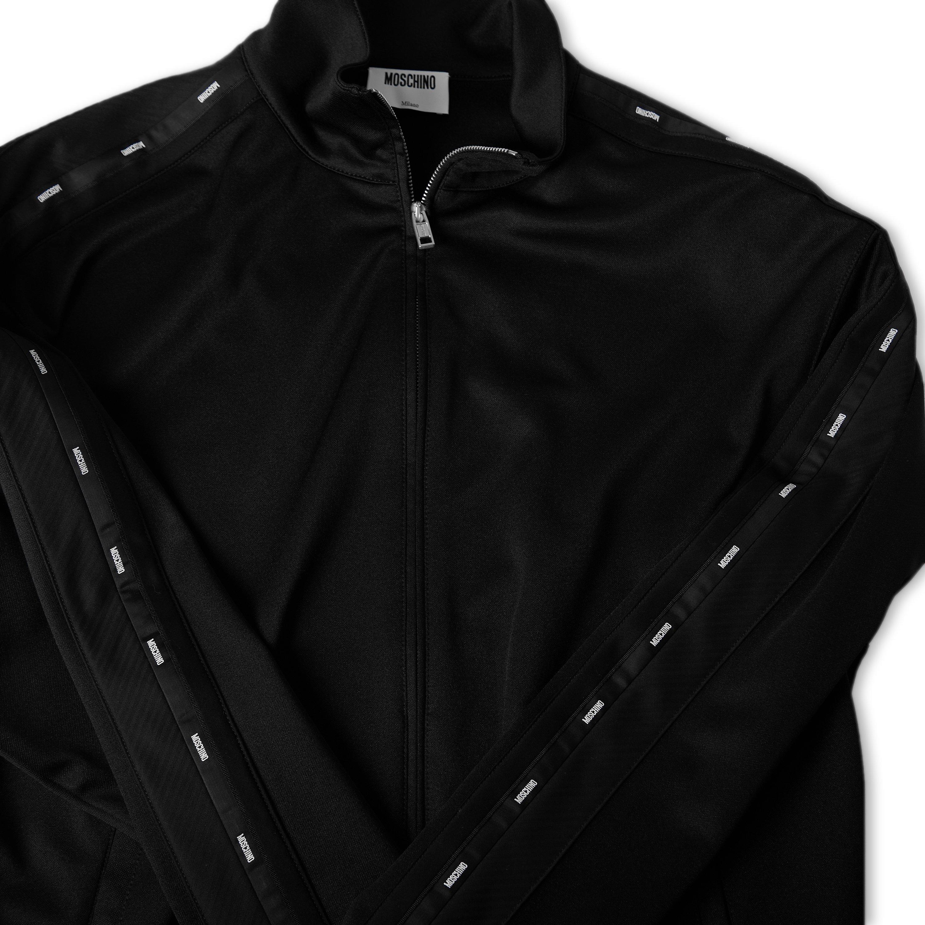 Black - Moschino - Moschino Tape TrkJkt Sn62 - 3