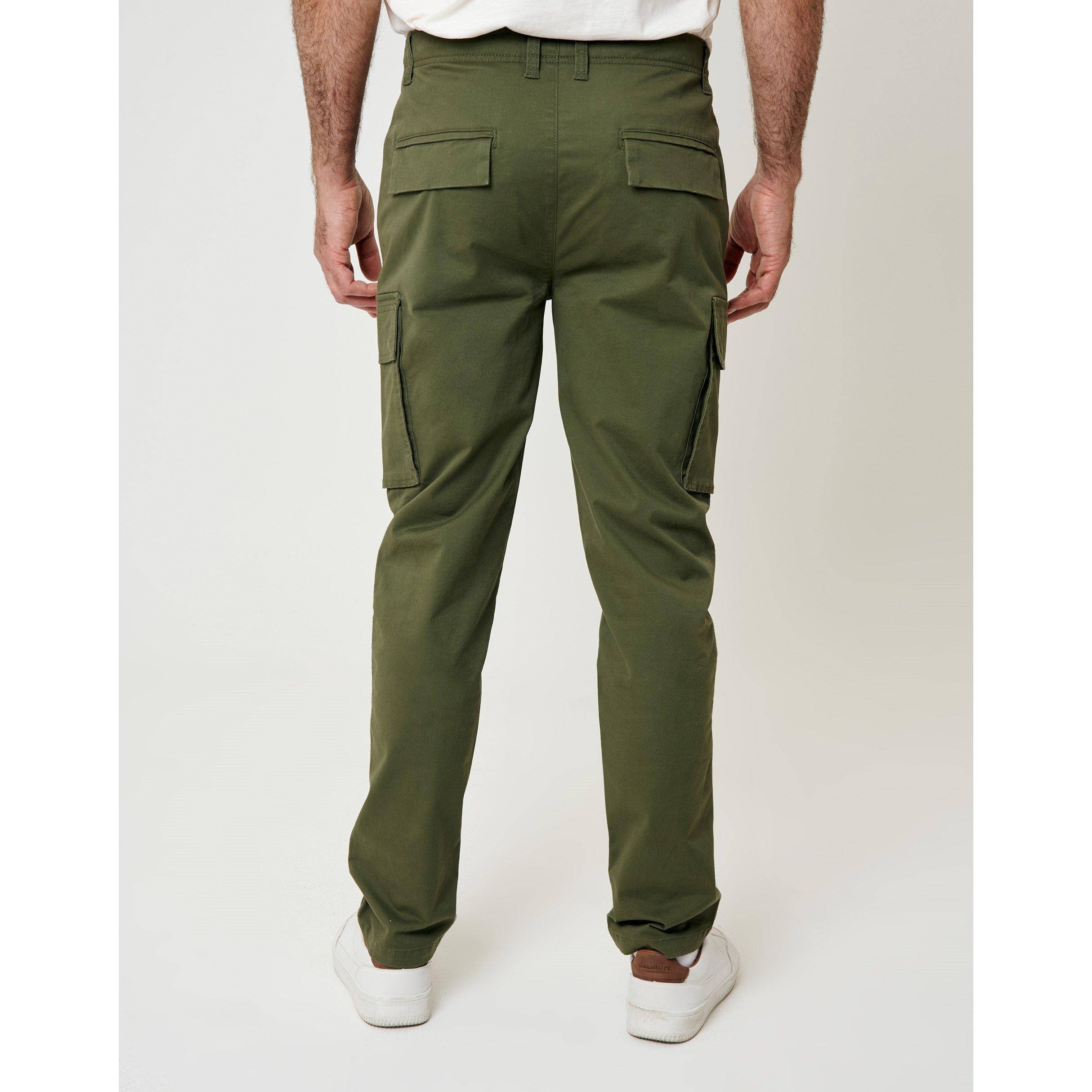 Vasket khaki - Saltwell - Men's Cargo Trousers - 3