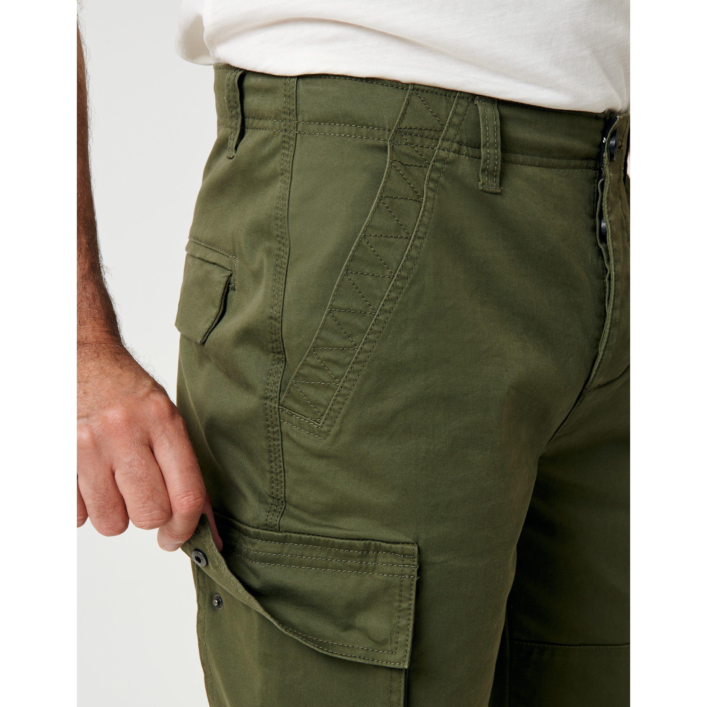Vasket khaki - Saltwell - Men's Cargo Trousers - 4
