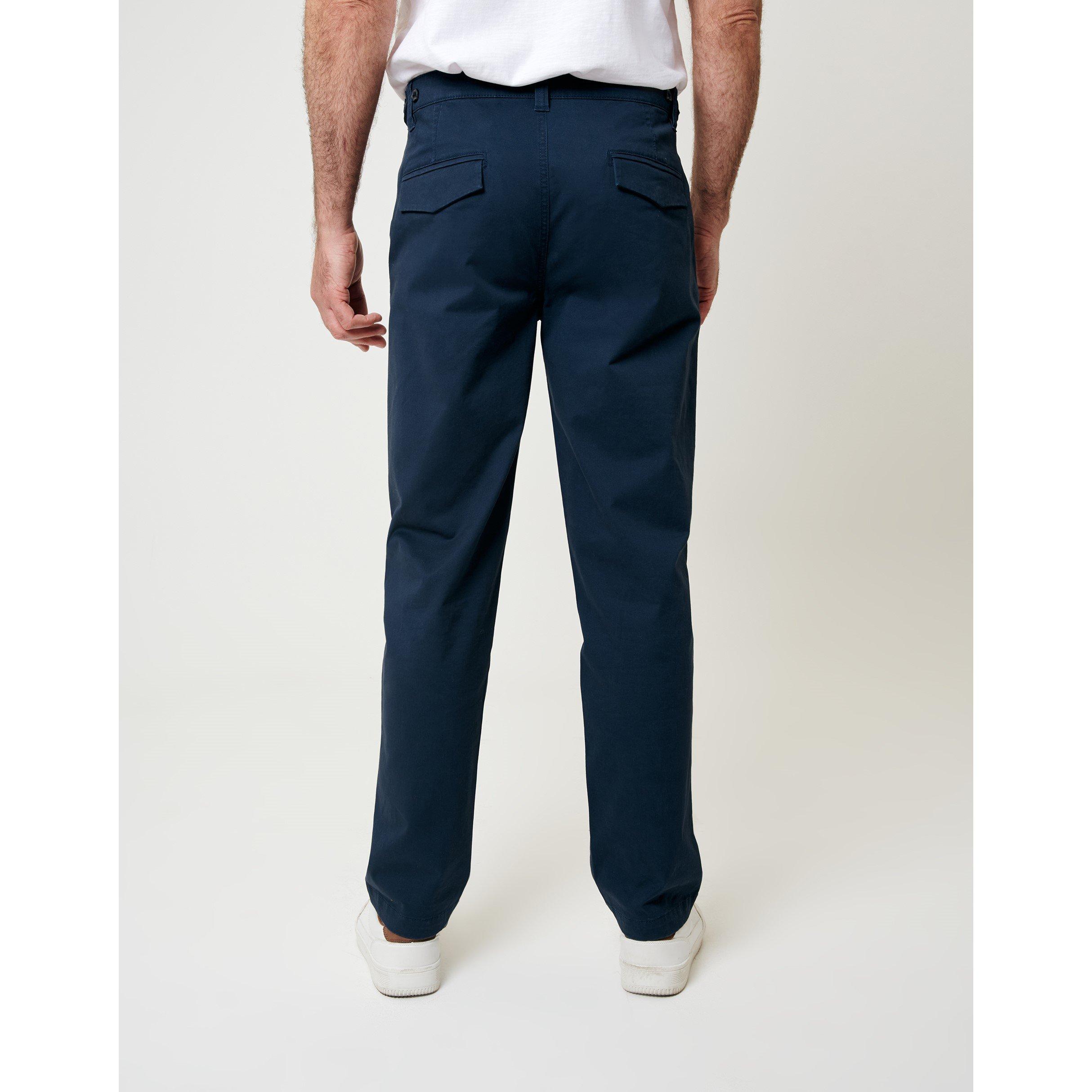 Navy - Saltwell - Saltwel Chino Straight Leg Trouser - 3