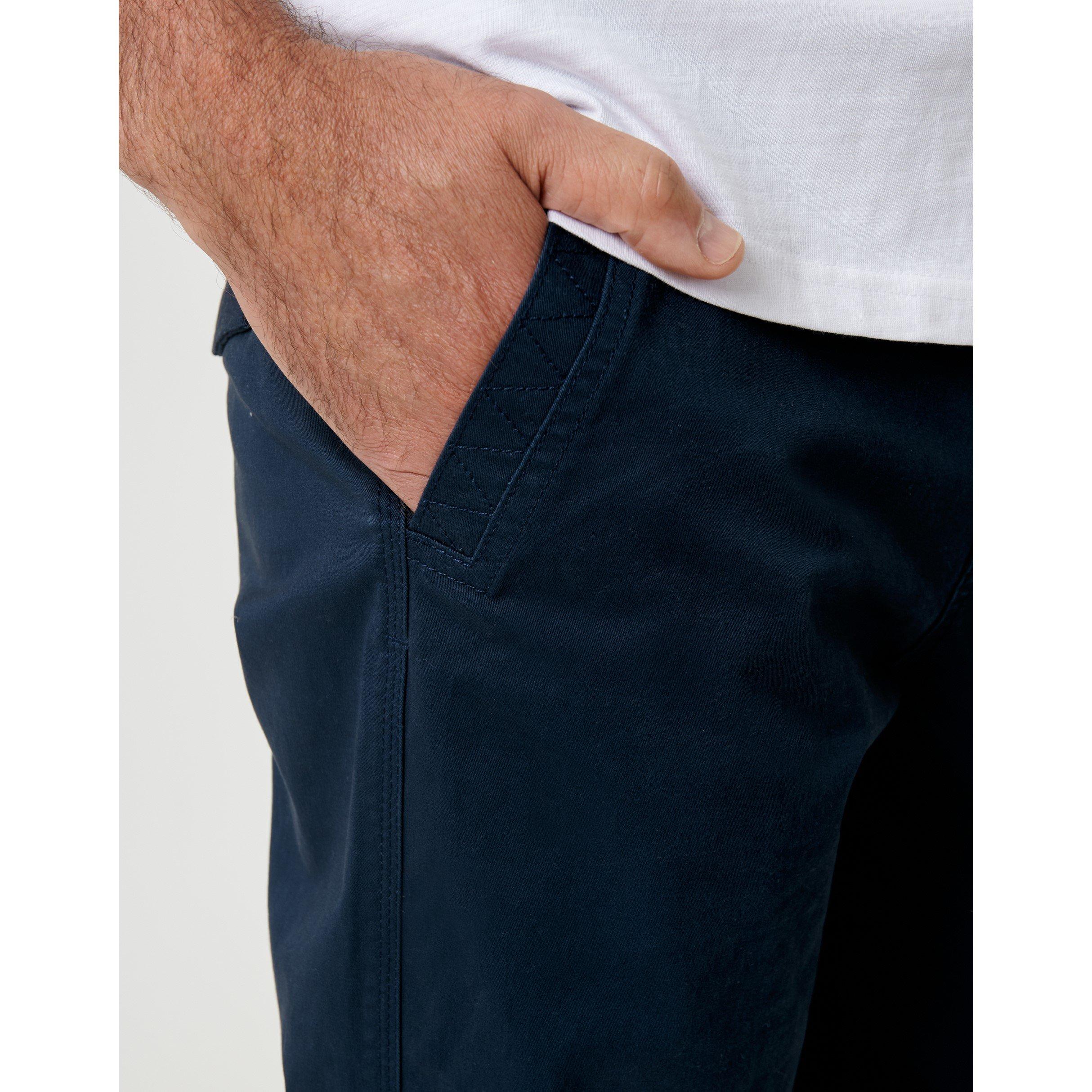 Navy - Saltwell - Saltwel Chino Straight Leg Trouser - 4