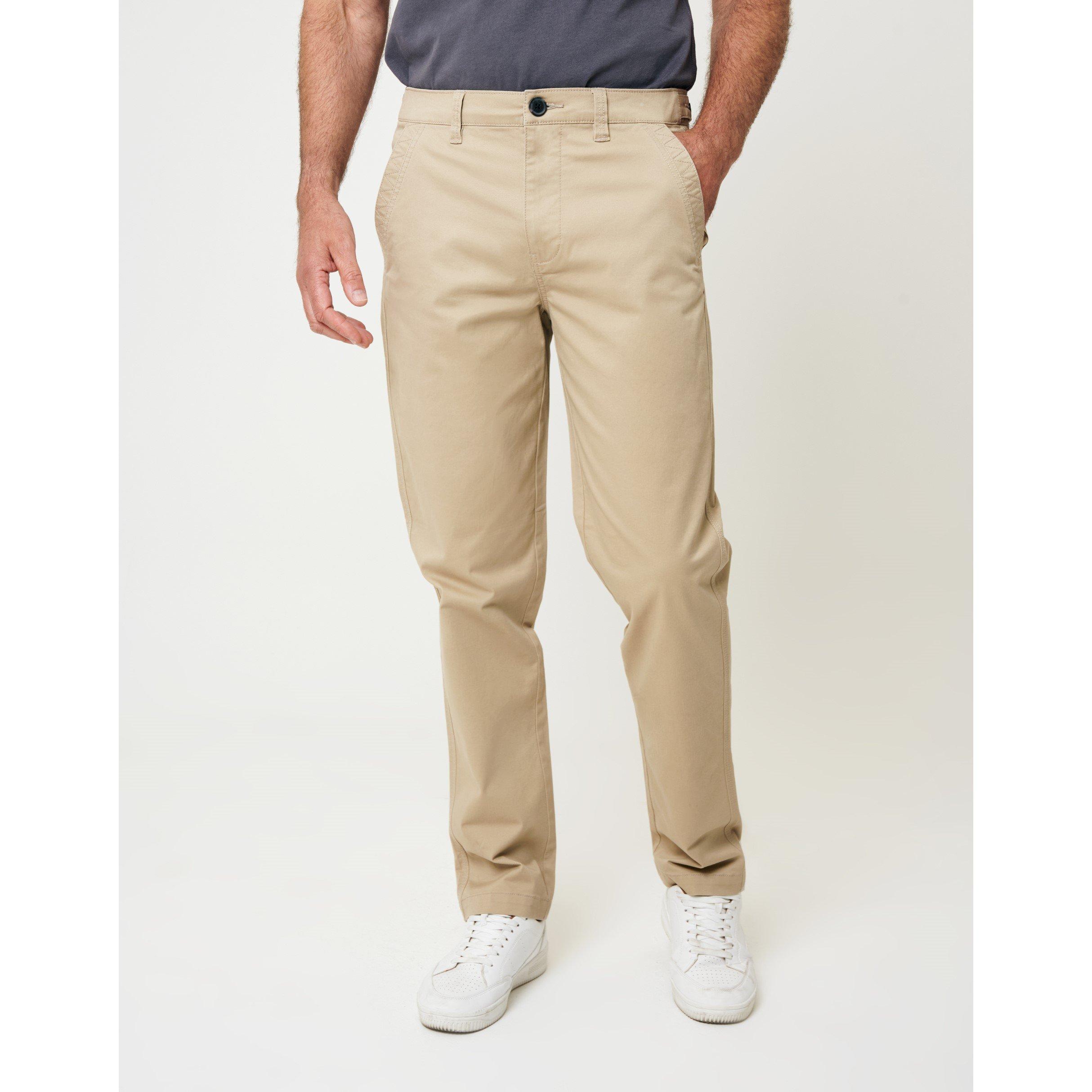 Stone - Saltwell - Men's Chino Straight Leg Trouser - 1