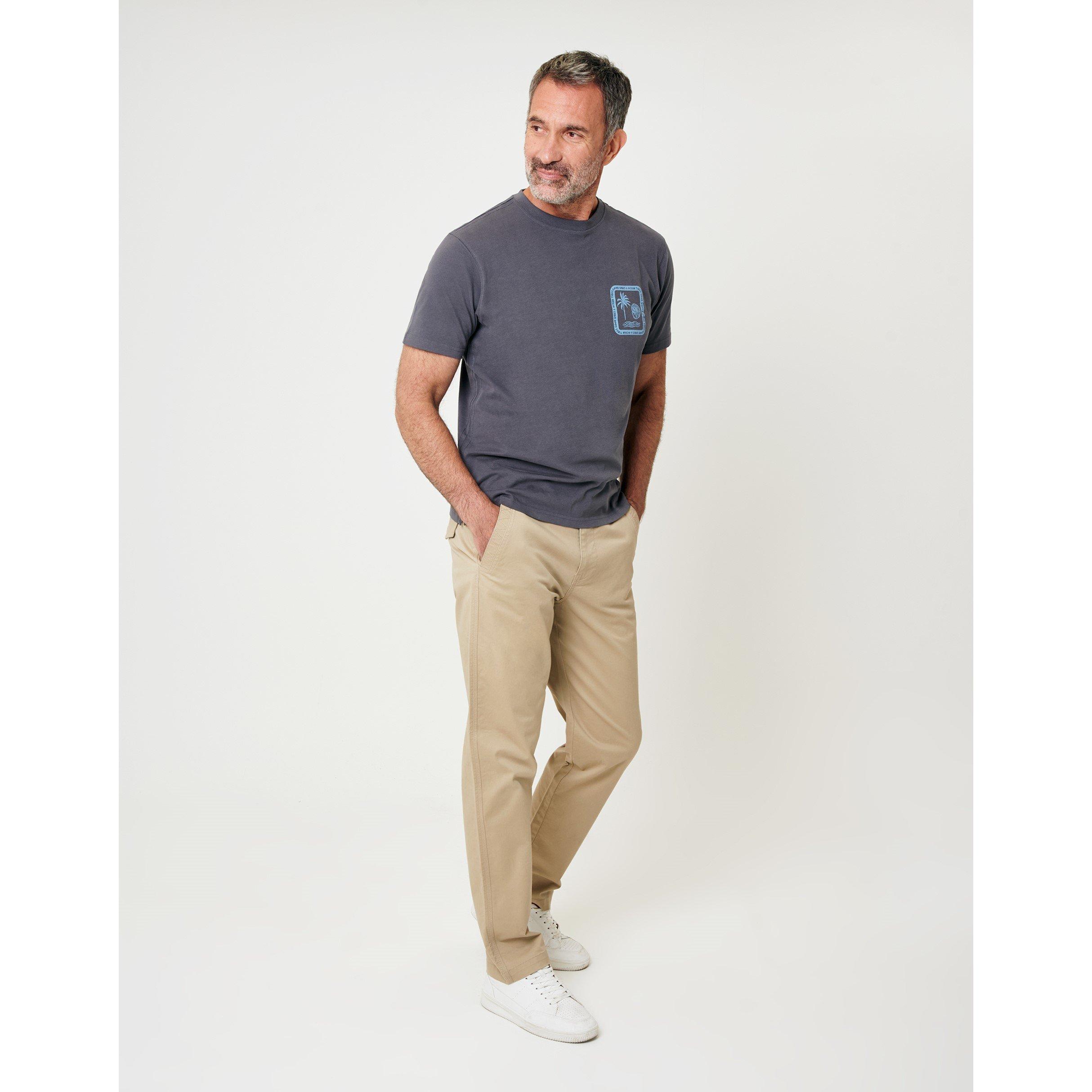 Stone - Saltwell - Saltwel Chino Straight Leg Trouser - 2